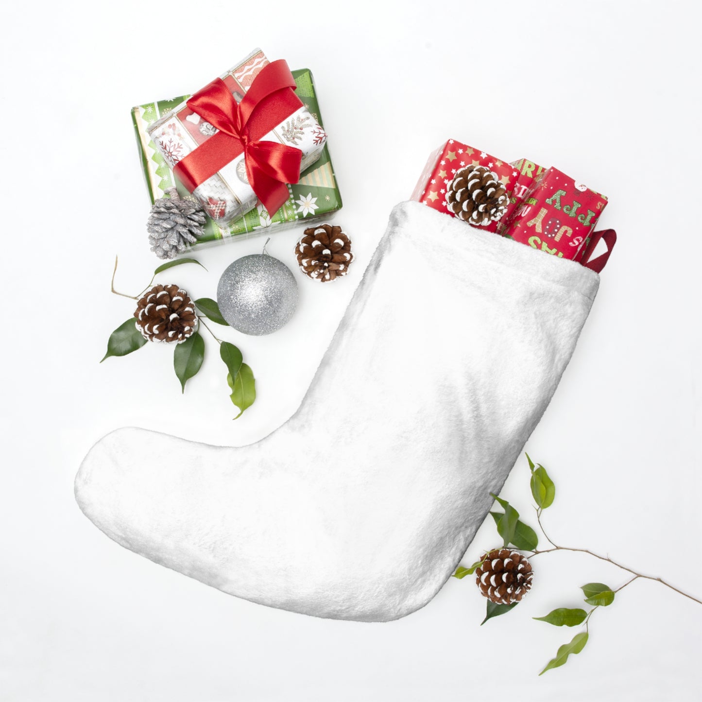 Caticorn Rainbow Heart - Cat Unicorn - Christmas Stockings