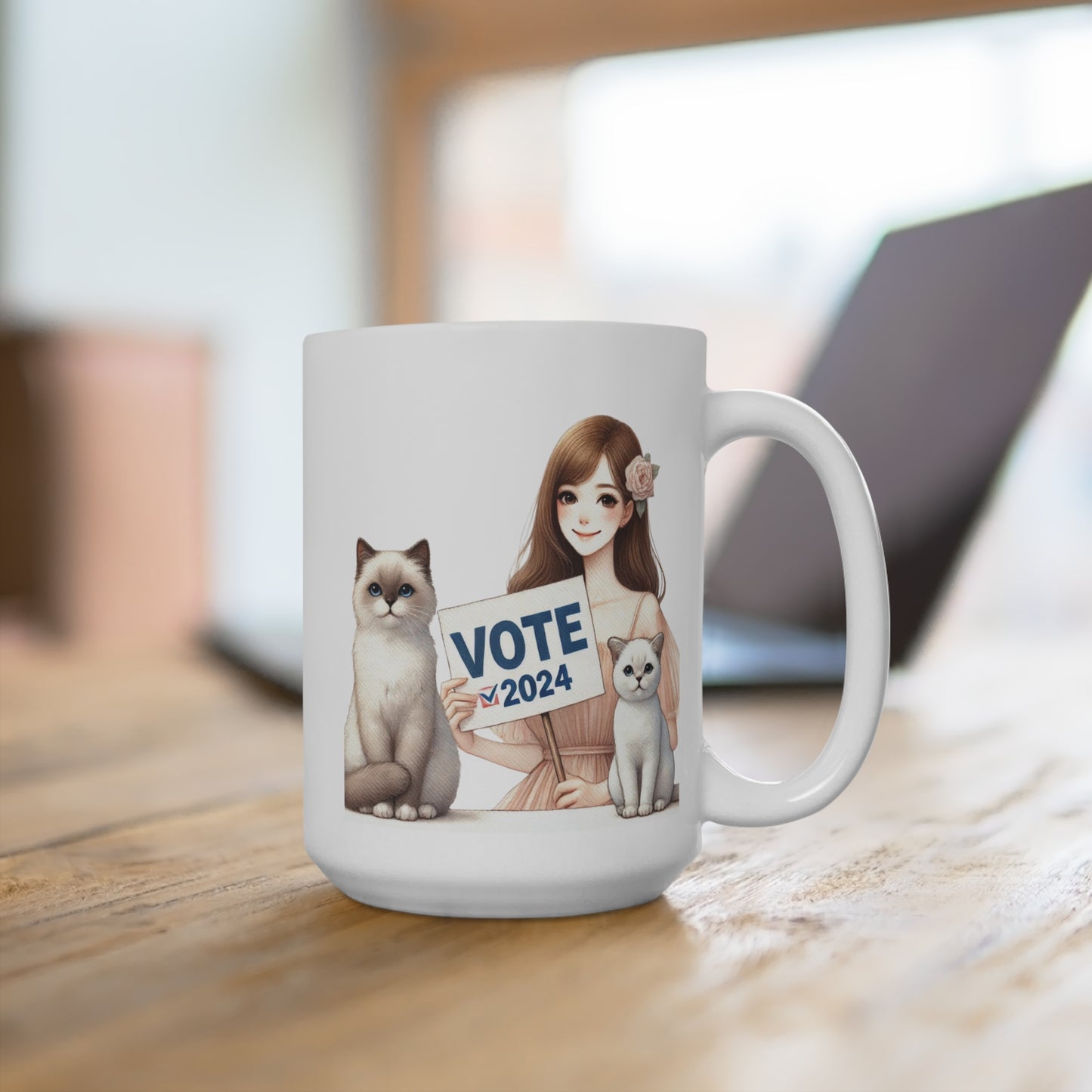 Childess Cat Lady - Vote 2024 - Mug 15oz