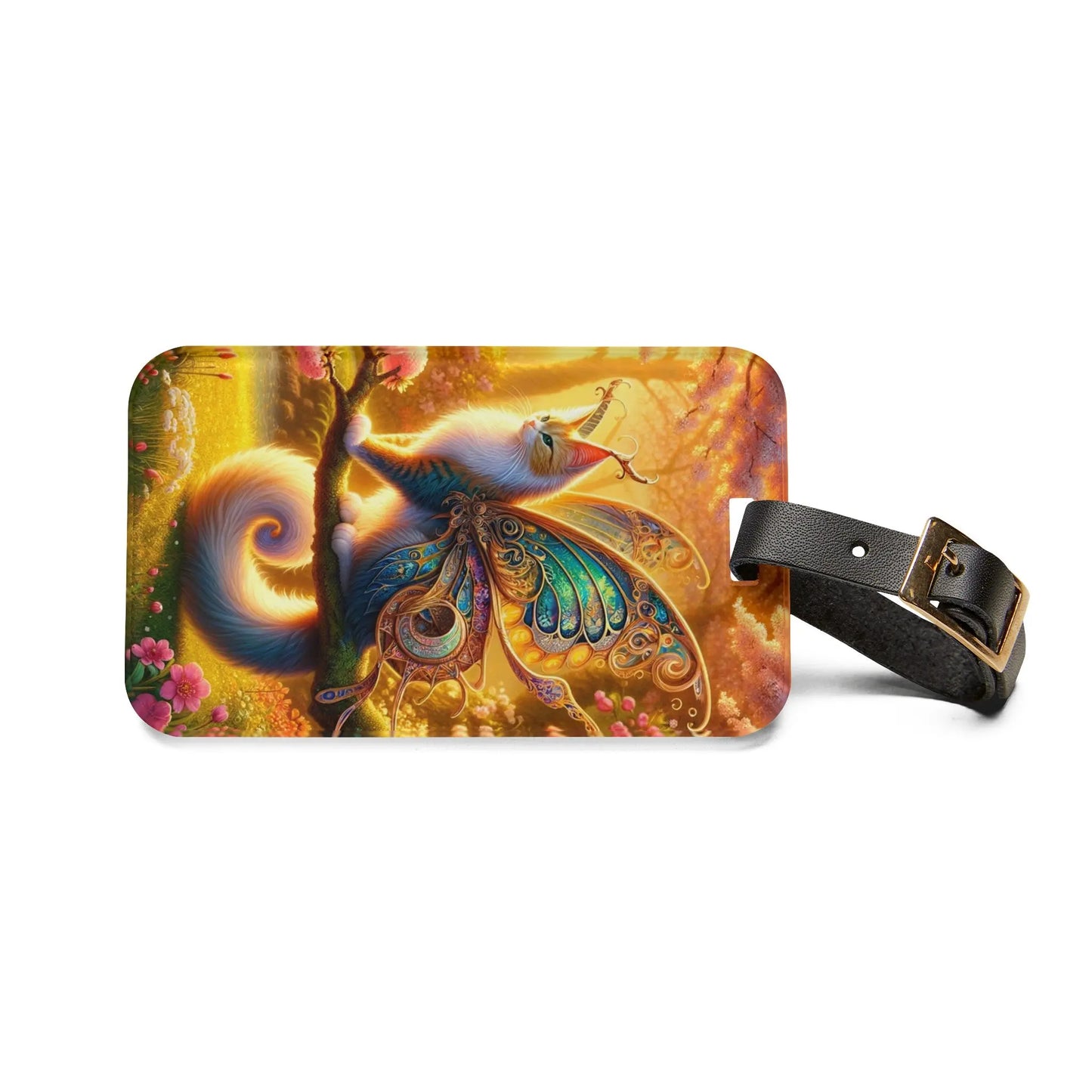 Golden Cat Fairy - Luggage Tag - Montecore PawPrints