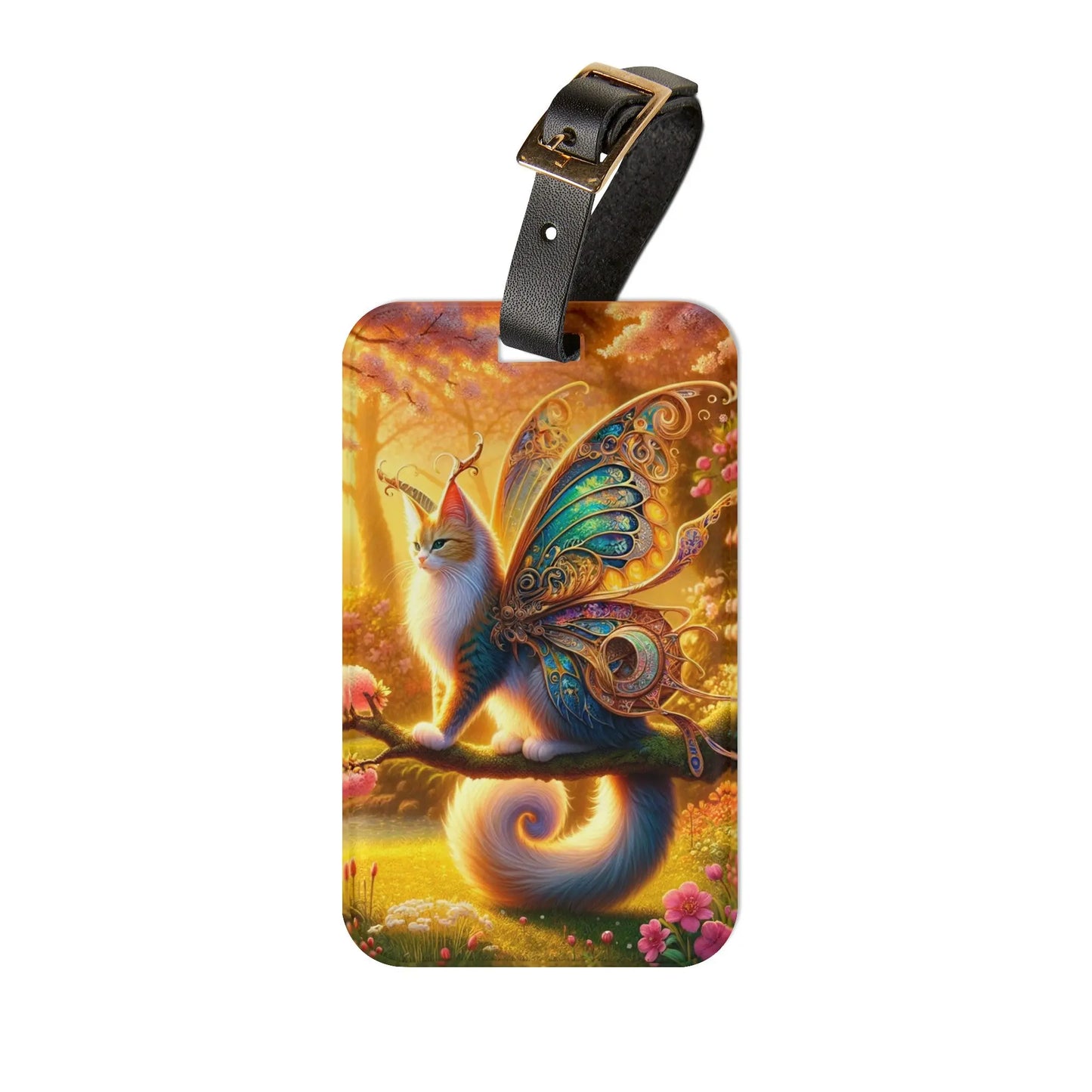 Golden Cat Fairy - Luggage Tag - Montecore PawPrints
