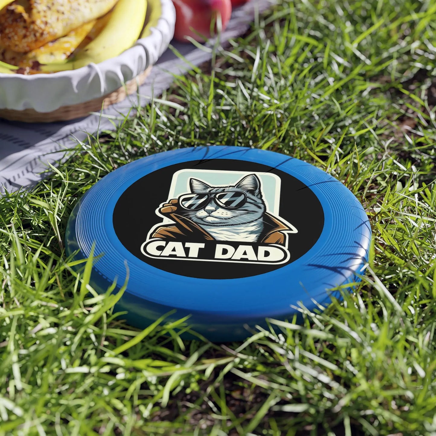 Cat Dad Wham-O Frisbee - Dad Gift Idea - Montecore PawPrints