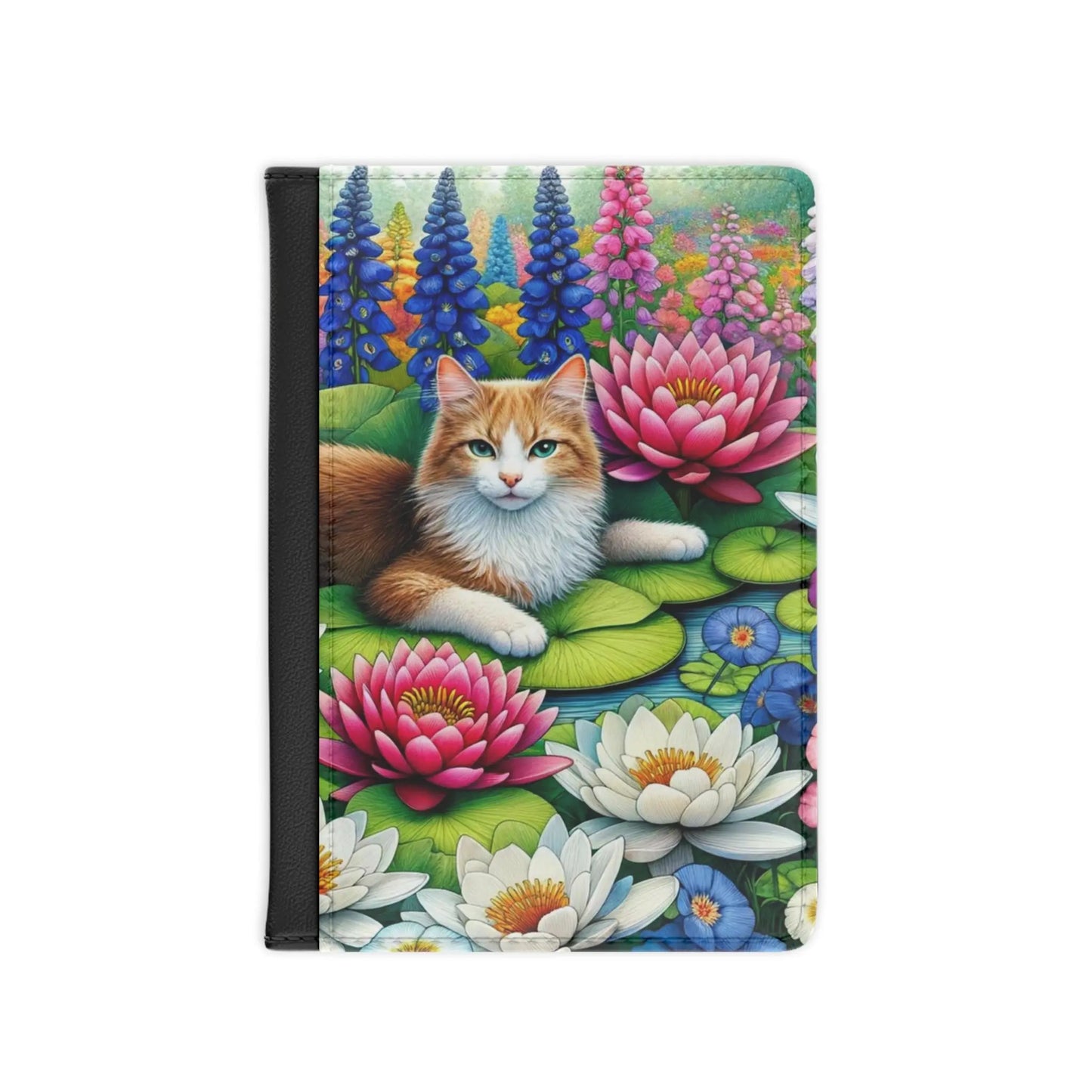 July Birth Flower - Cat Lover - Passport Cover - Montecore PawPrints