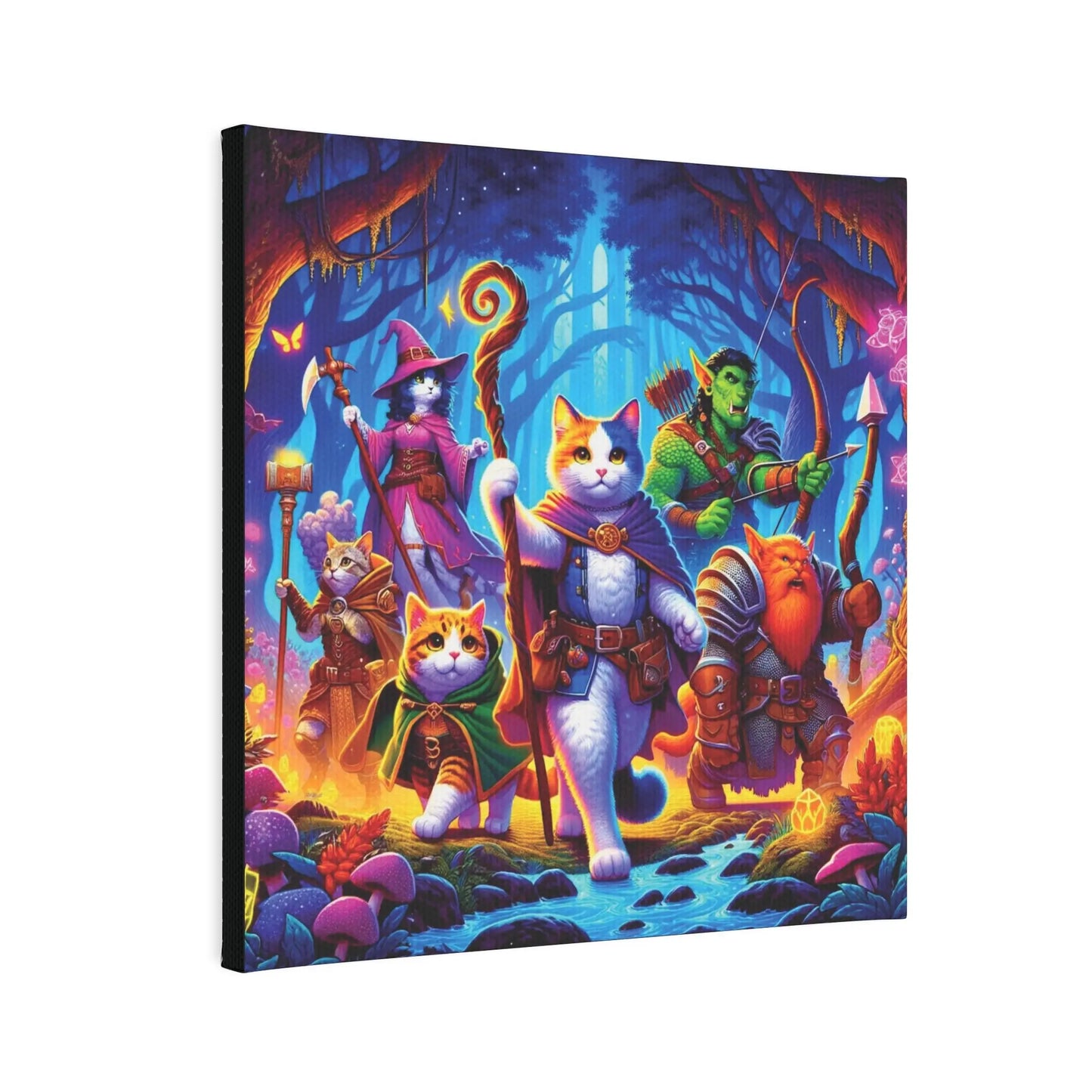 Dungeons and Dragons Adventure Campaign - Wall Art Decor - Montecore PawPrints
