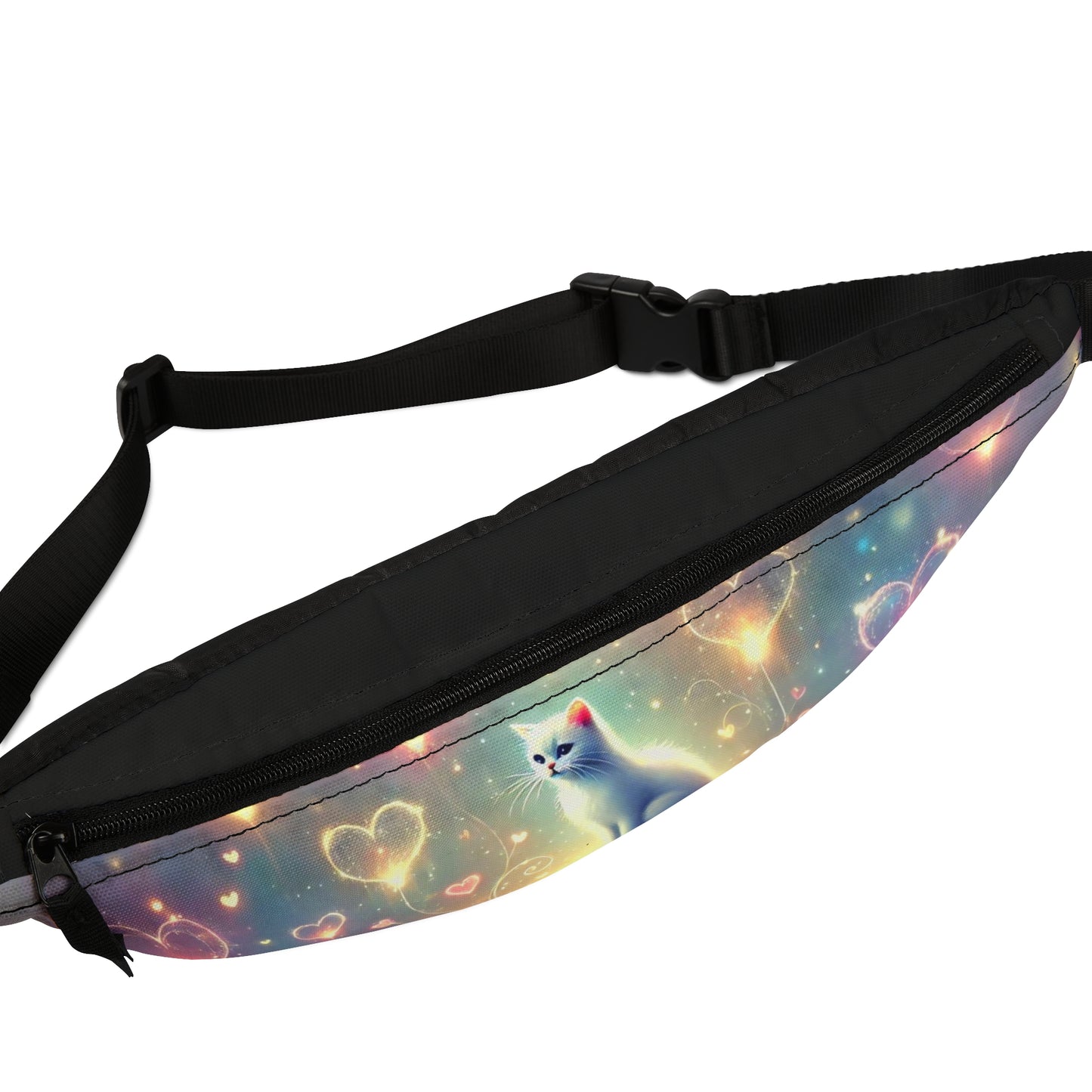 Rainbow Hearts - Cat Lover - Fanny Pack