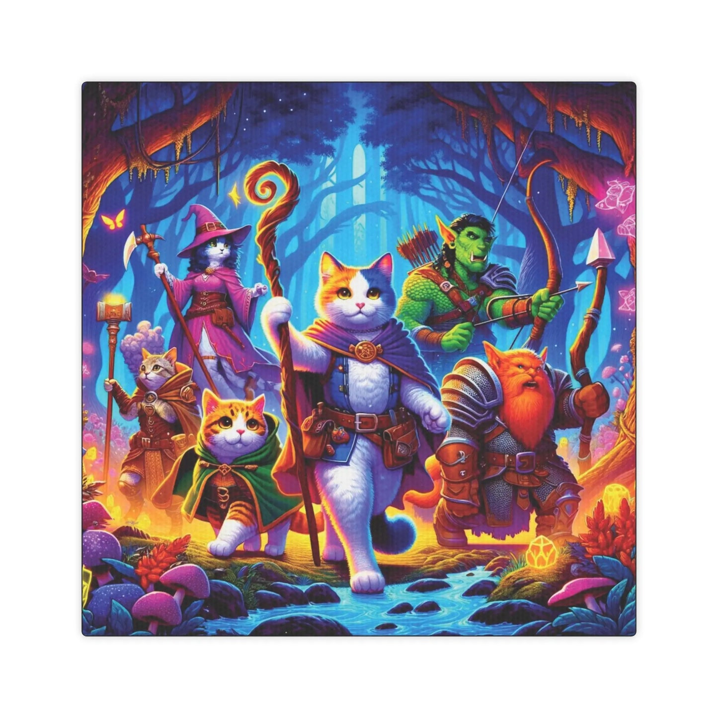 Dungeons and Dragons Adventure Campaign - Wall Art Decor - Montecore PawPrints