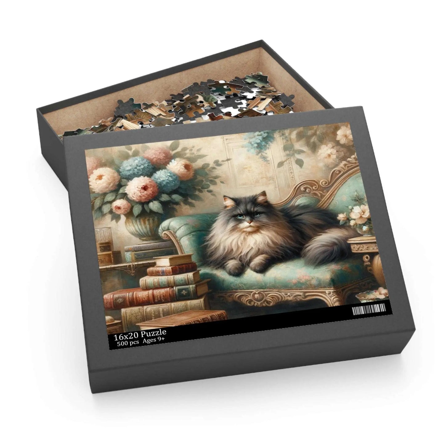 Lounge Kitty Puzzle (120, 252, 500-Piece) - Puzzle