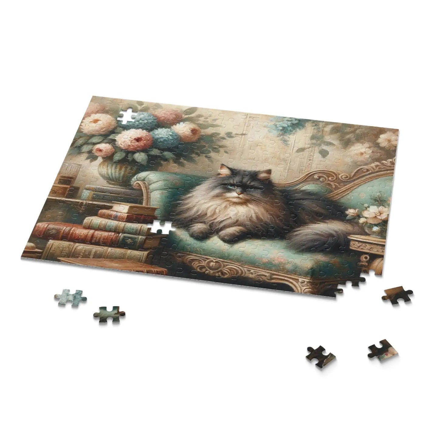 Lounge Kitty Puzzle (120, 252, 500-Piece) - Puzzle