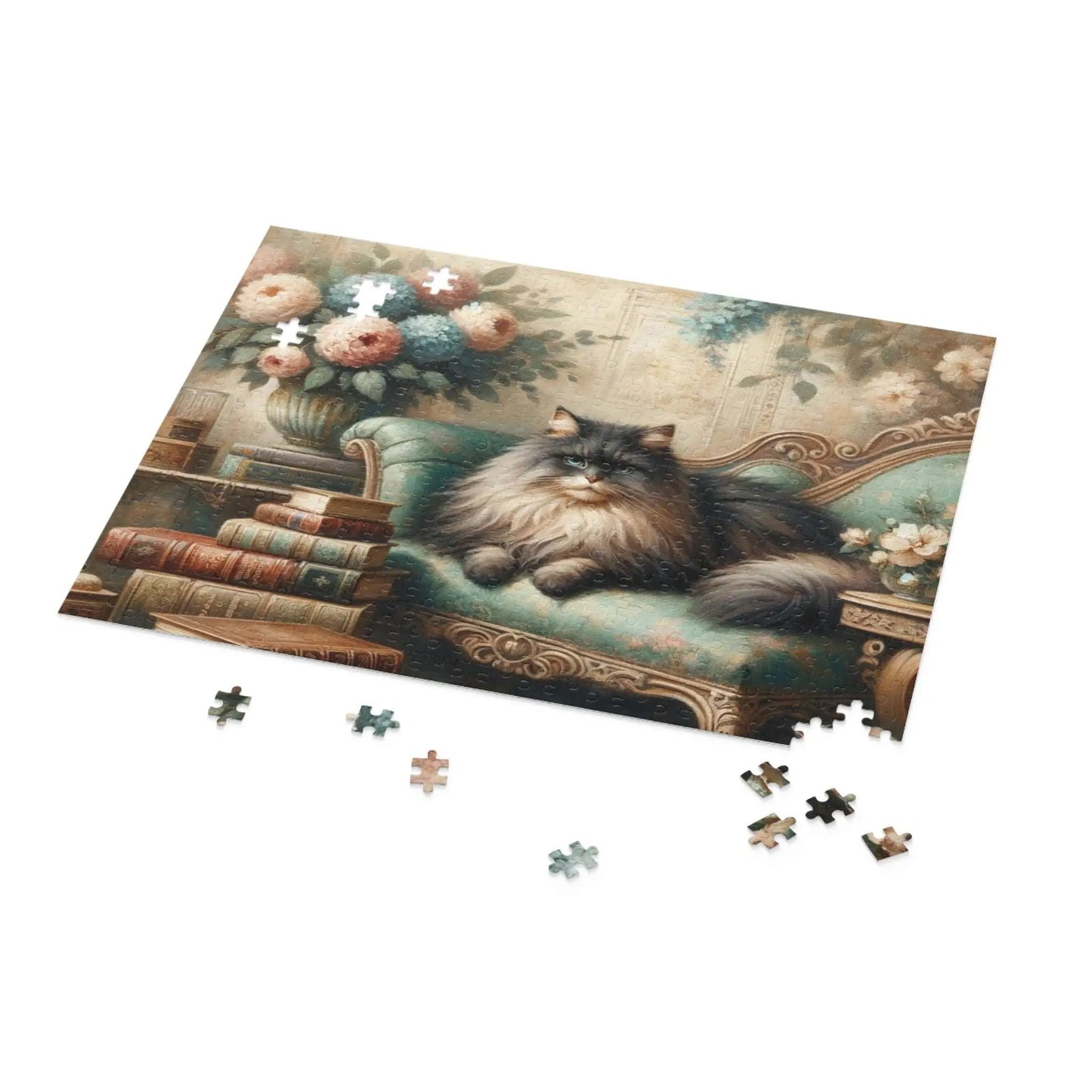 Lounge Kitty Puzzle (120, 252, 500-Piece) - Puzzle