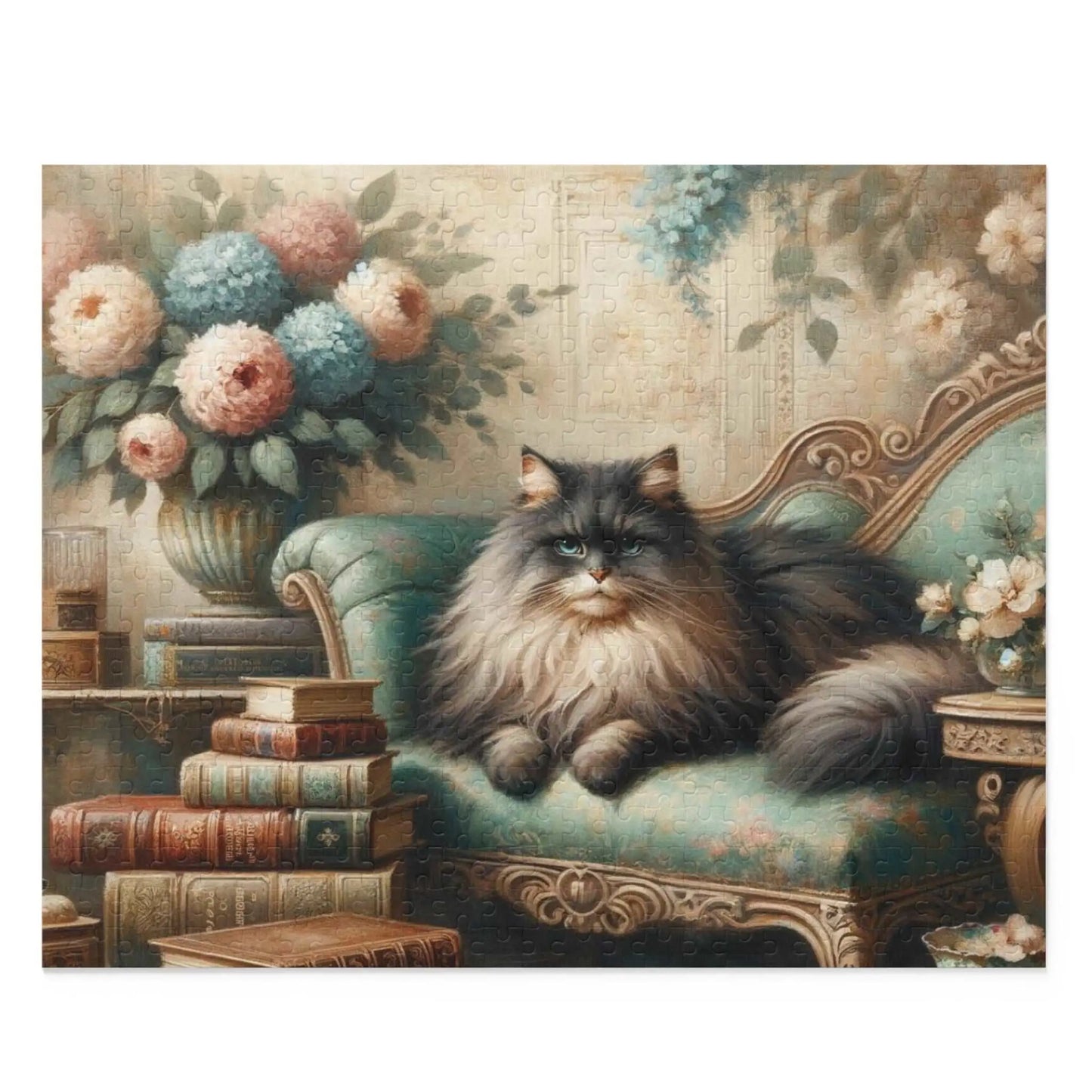 Lounge Kitty Puzzle (120, 252, 500-Piece) - Puzzle