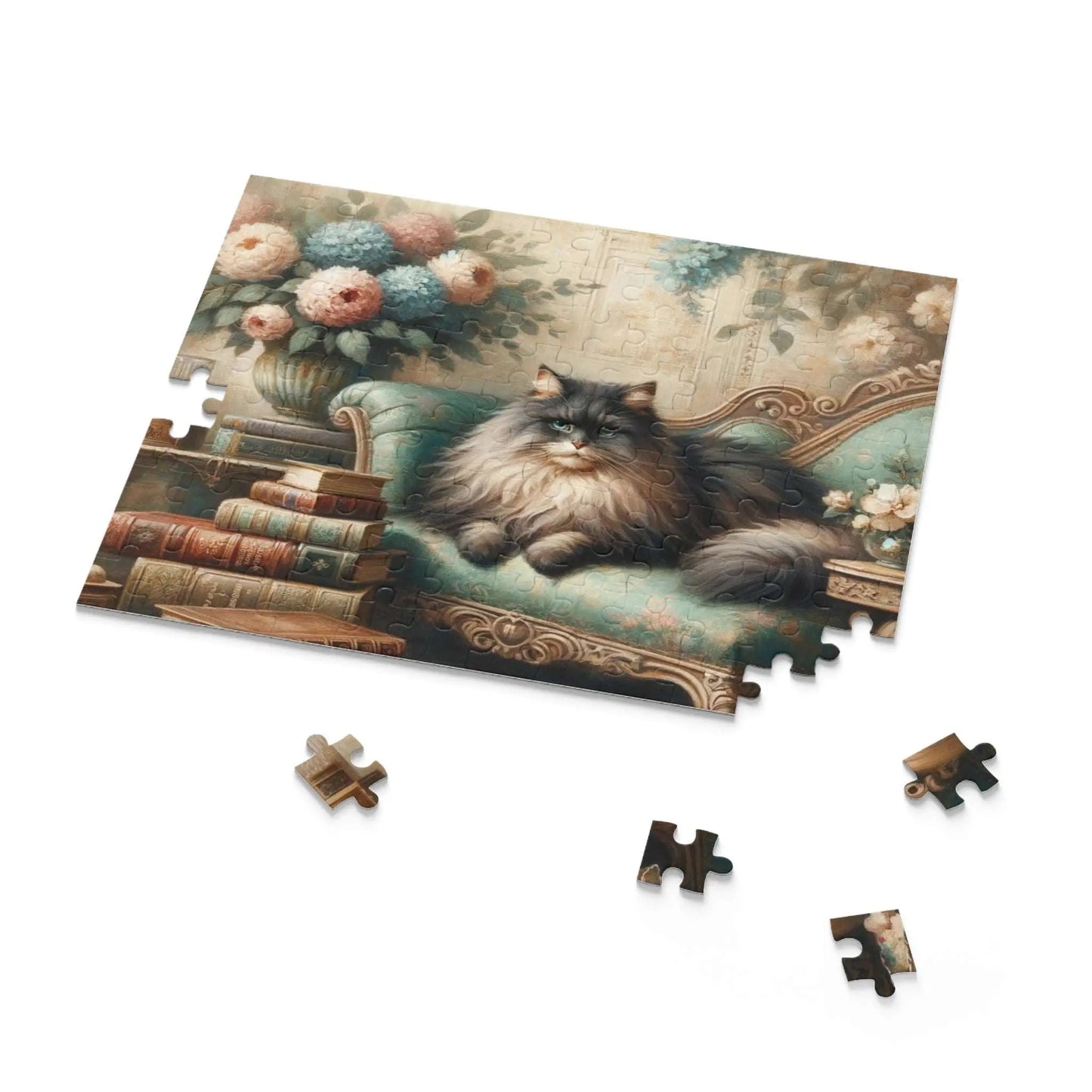 Lounge Kitty Puzzle (120, 252, 500-Piece) - Puzzle