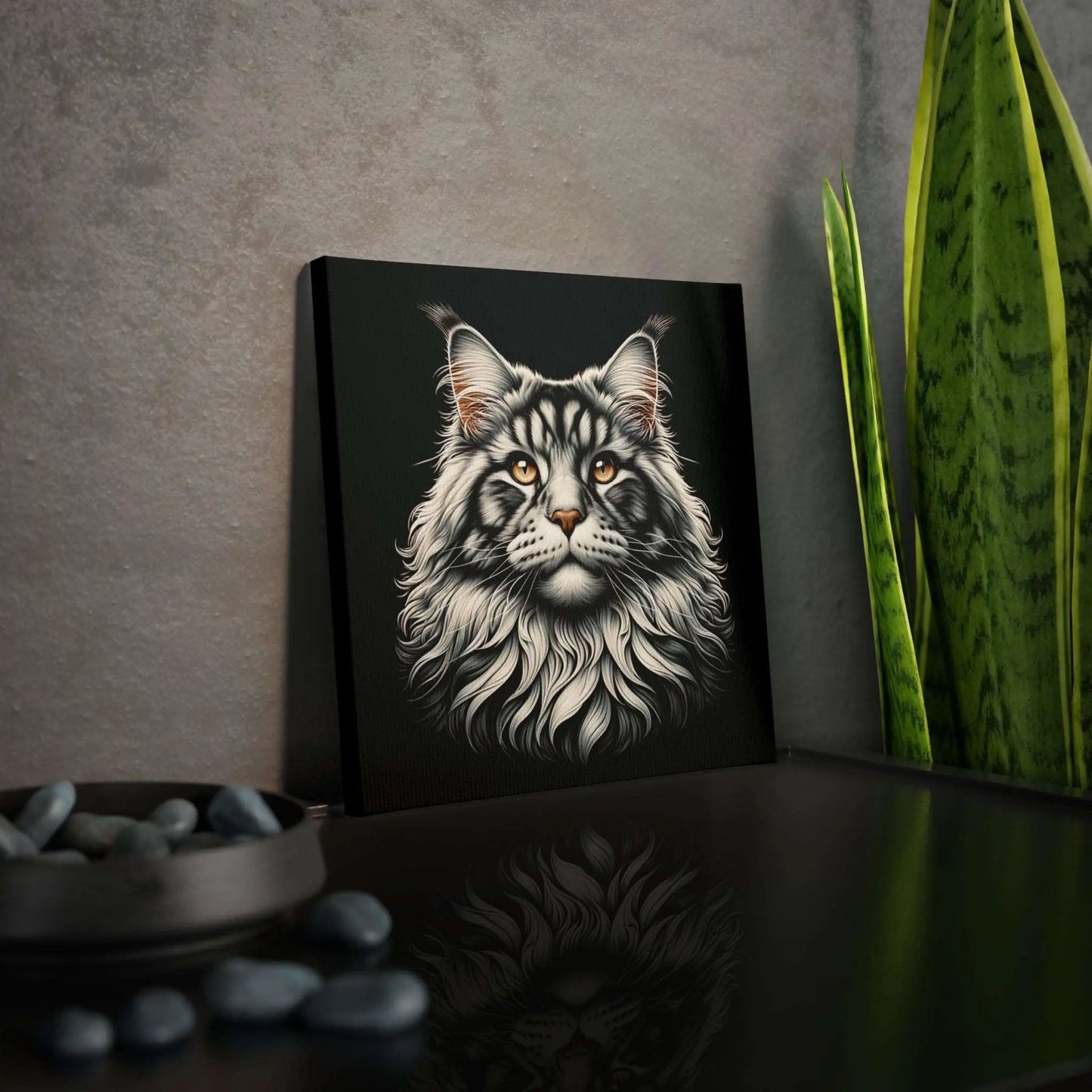 Maine Coon Cat Lover - Wall Art Decor - Canvas