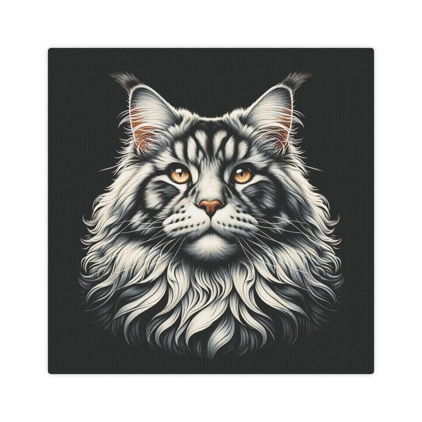 Maine Coon Cat Lover - Wall Art Decor - Canvas