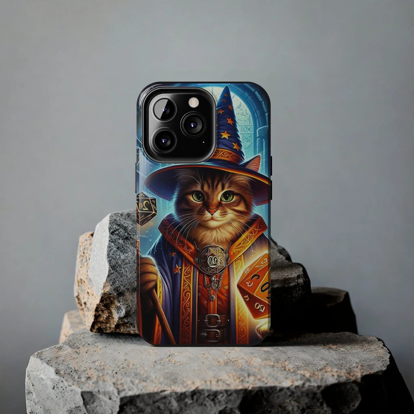 Dungeons and Dragons Cat Wizard - Iphone Cover - Tough Phone Cases - Montecore PawPrints