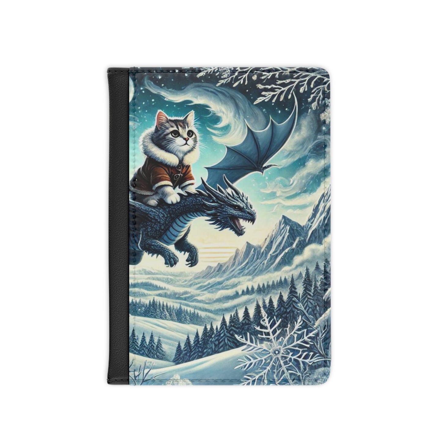 Snow Dragon Adventurer - Cat Lover - Passport Cover   