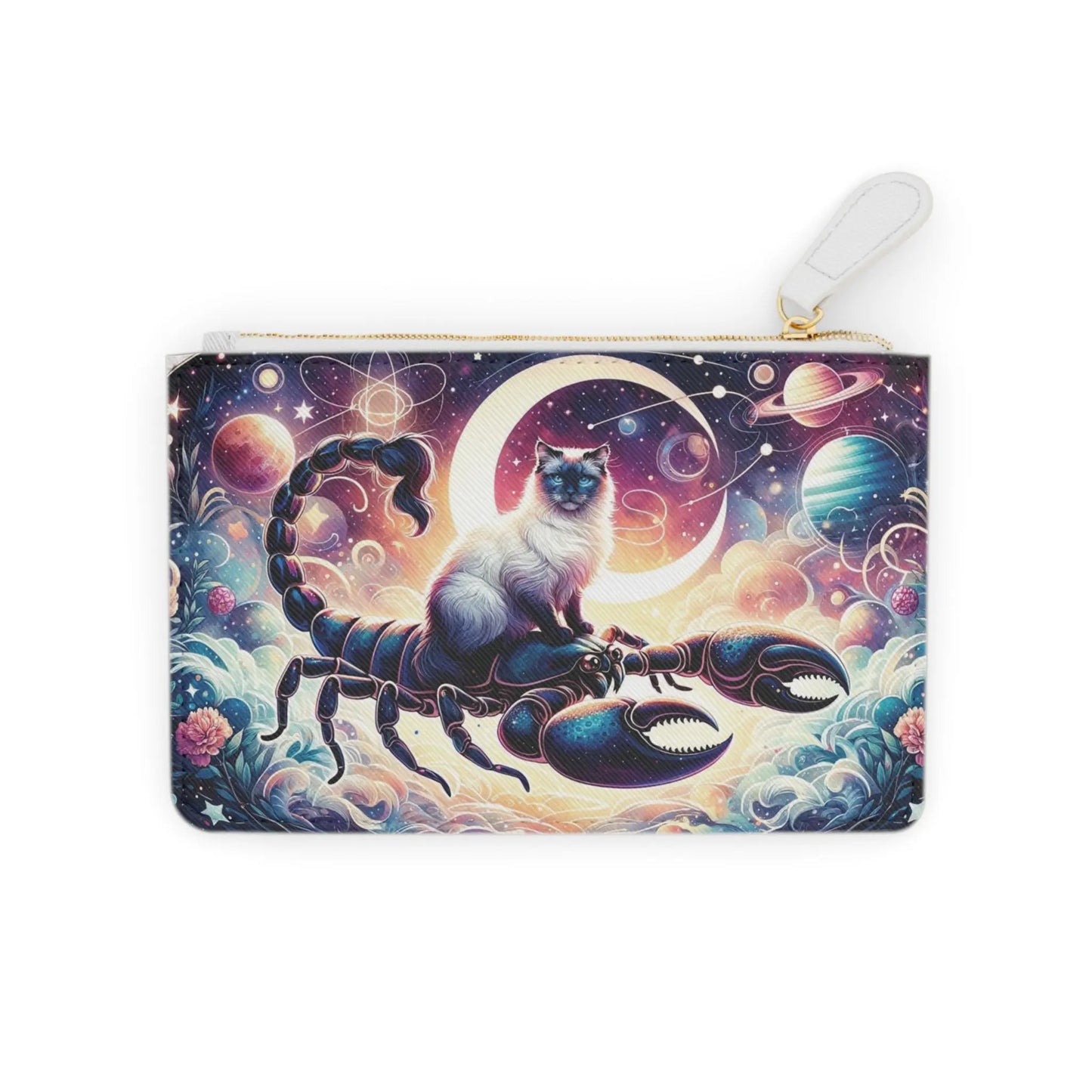 Scorpio Cat Lover -  Mini Clutch Bag   