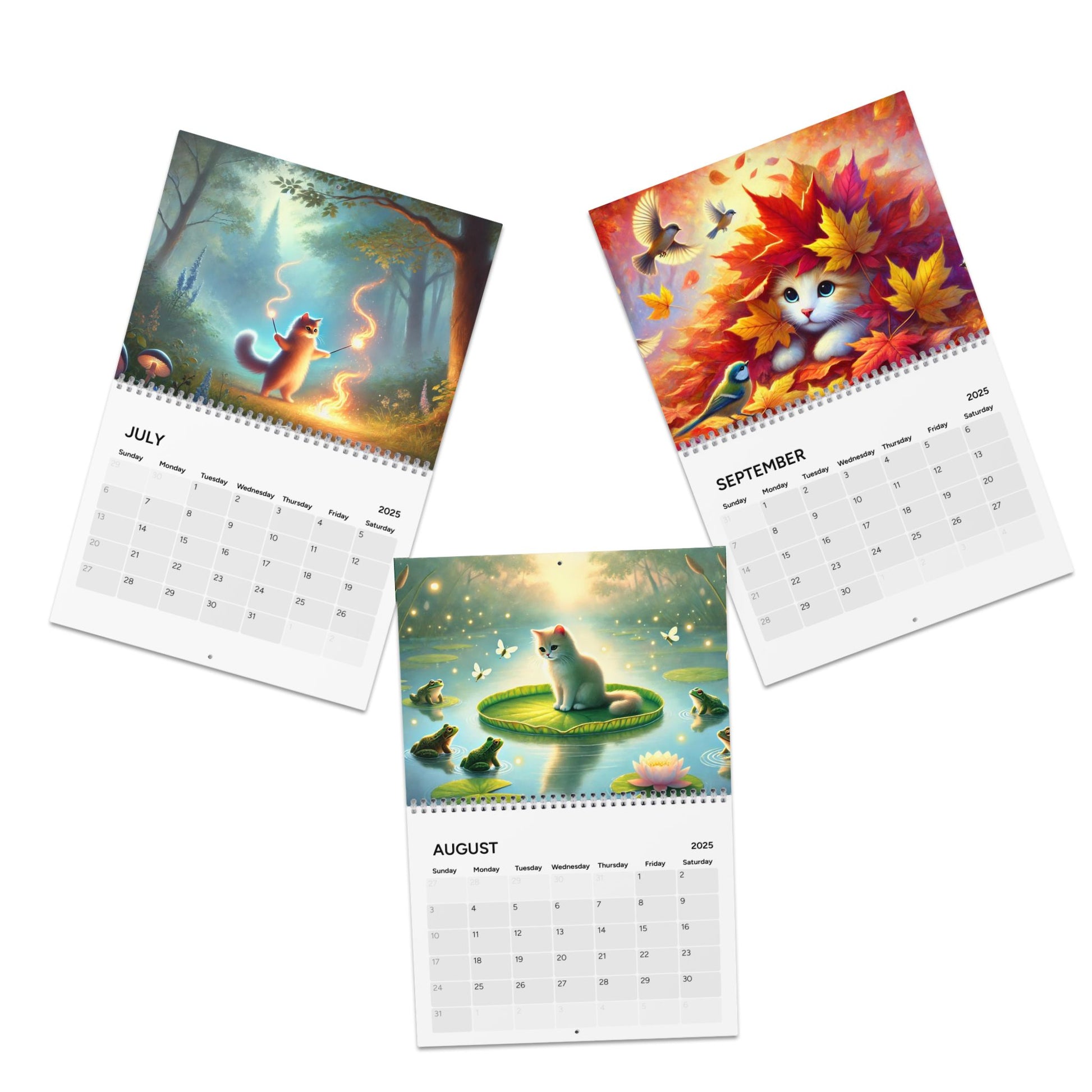 Nature Magic and Cats - Calendar (2025)   