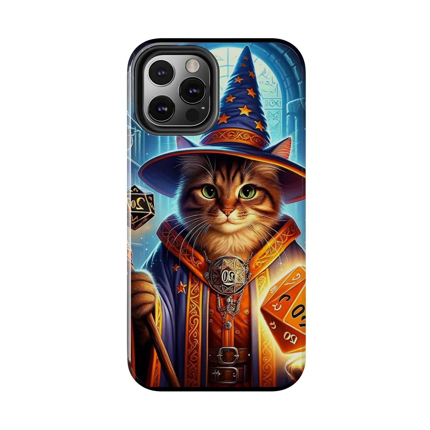 Dungeons and Dragons Cat Wizard - Iphone Cover - Tough Phone Cases - Montecore PawPrints