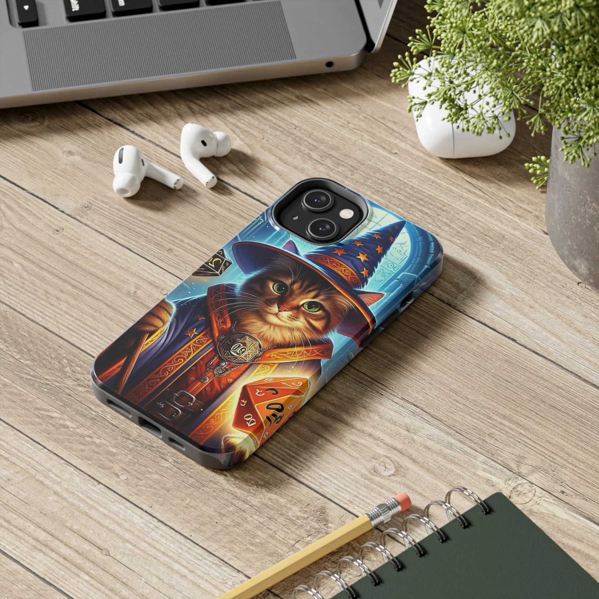 Dungeons and Dragons Cat Wizard - Iphone Cover - Tough Phone Cases - Montecore PawPrints