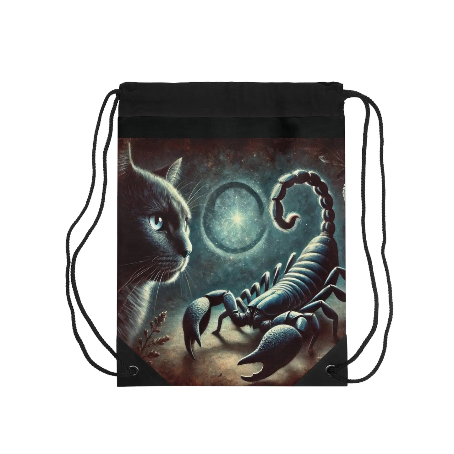 Scorpio - Cat Lover - Drawstring Bag   