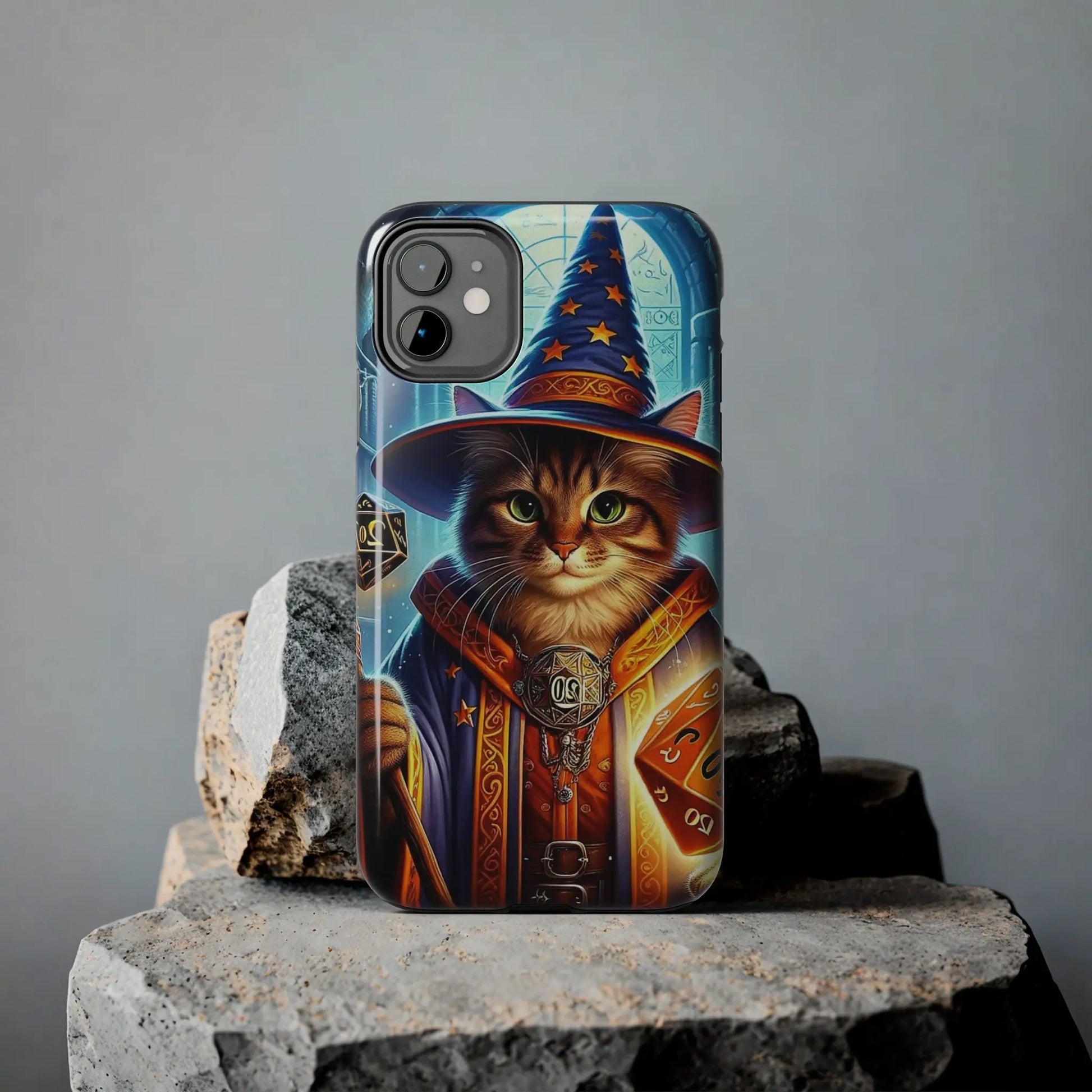 Dungeons and Dragons Cat Wizard - Iphone Cover - Tough Phone Cases - Montecore PawPrints