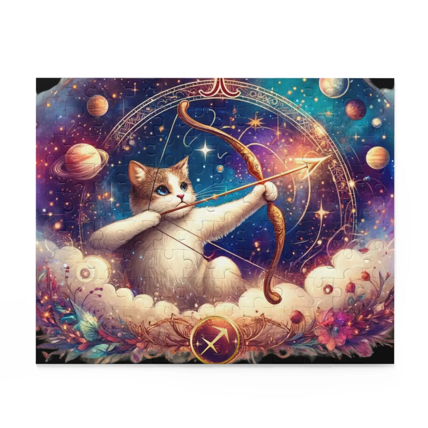 Sagittarious Puzzle - Cat Lover Gift 120, 252, or 500 -piece options   