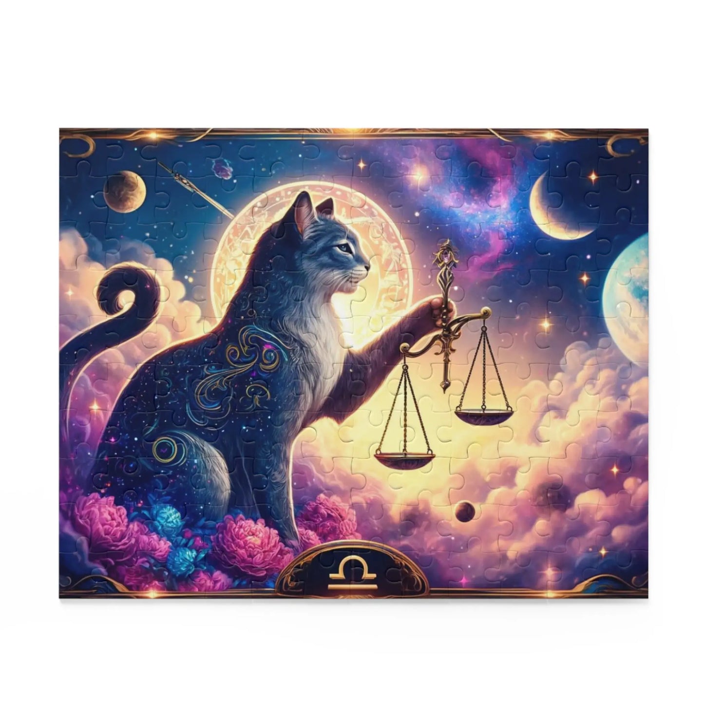 Libra Puzzle - Cat Lover Gift 120, 252, or 500 -piece options   