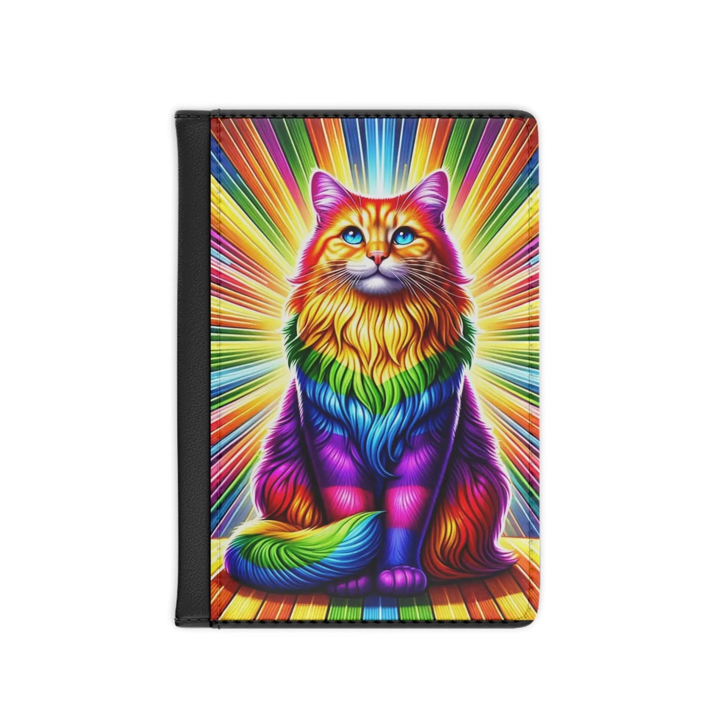 Fluffy Rainbow Cat - Passport Cover - Montecore PawPrints