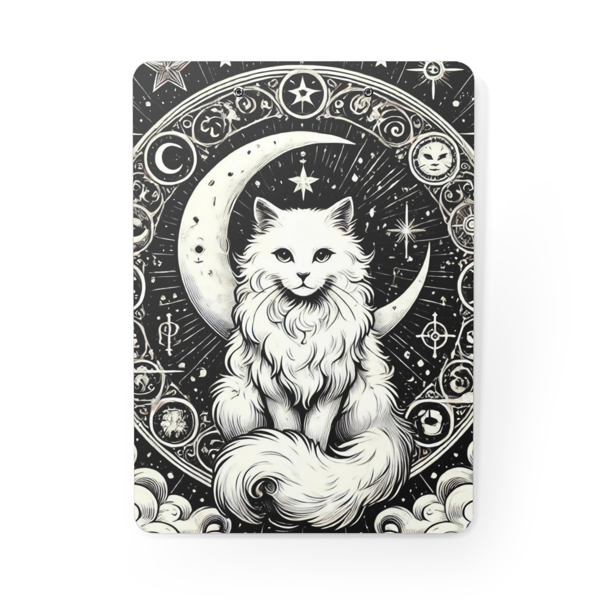 Celestial Cat Moon Tarot Clipboard   