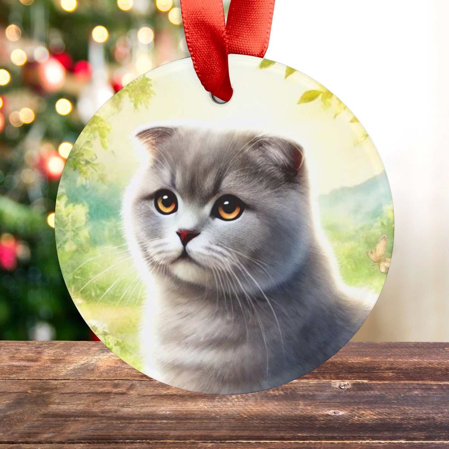 British Fold - Cat Lover - Ornament   