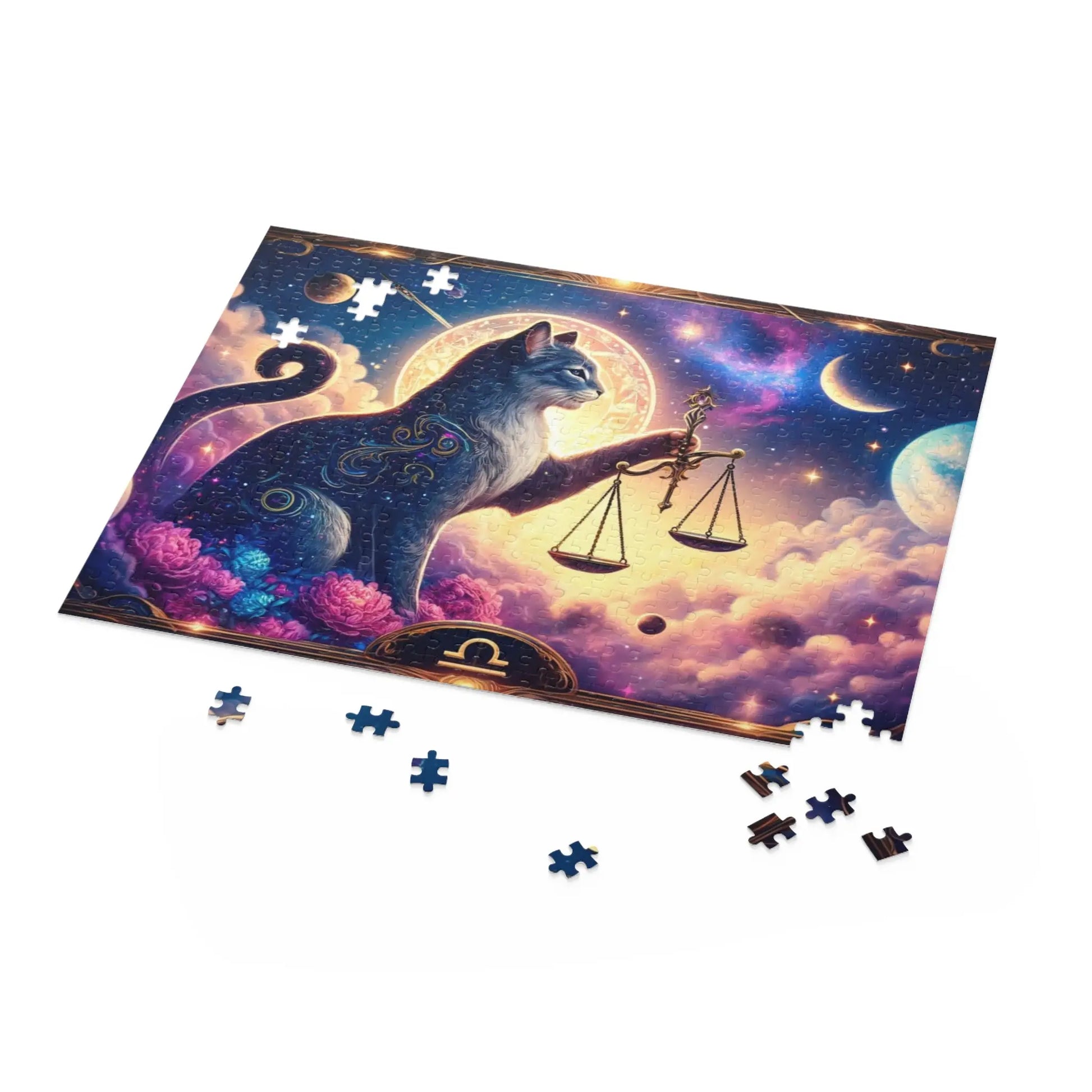 Libra Puzzle - Cat Lover Gift 120, 252, or 500 -piece options   