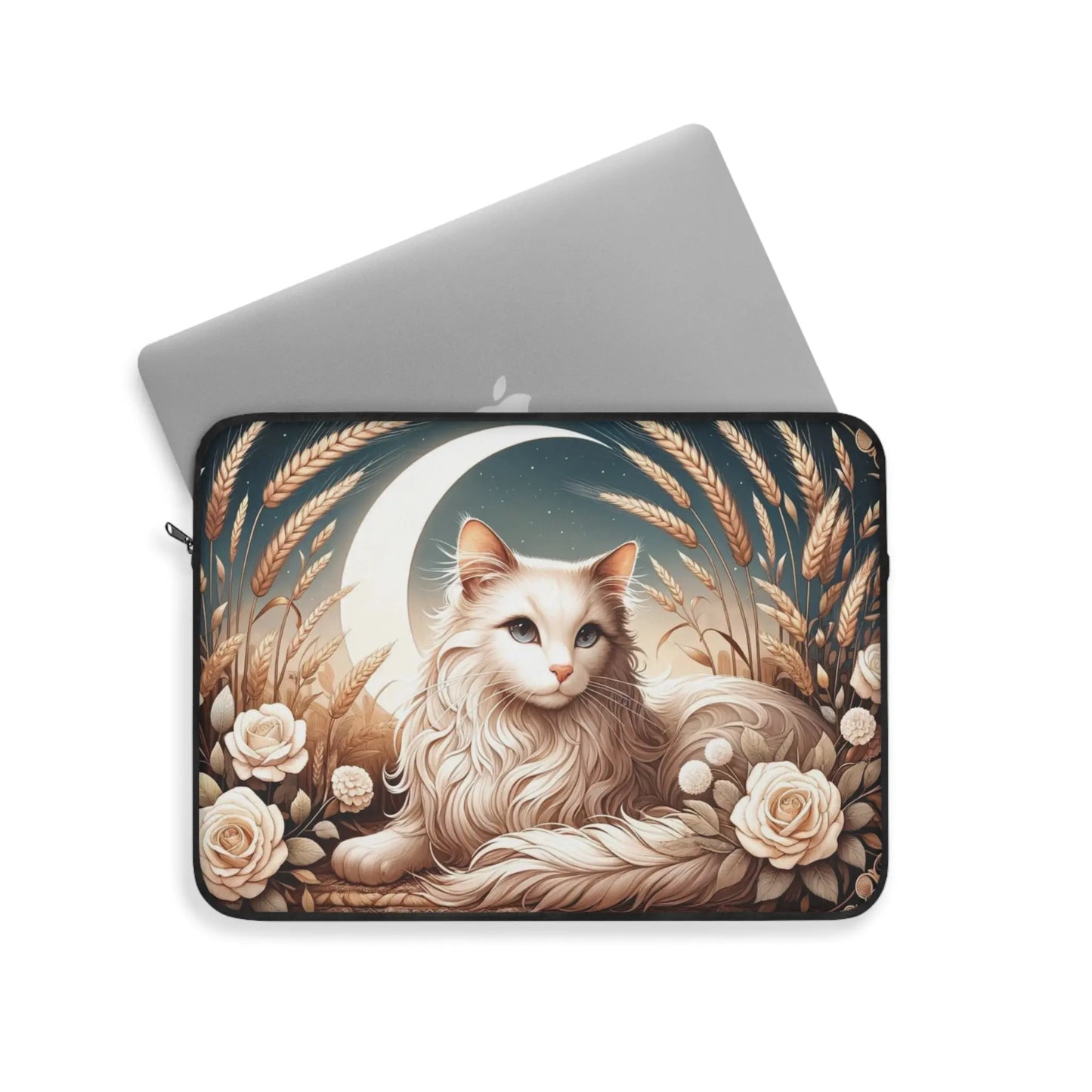 Virgo Cat Lover - Celestial Moon - Laptop Sleeve   