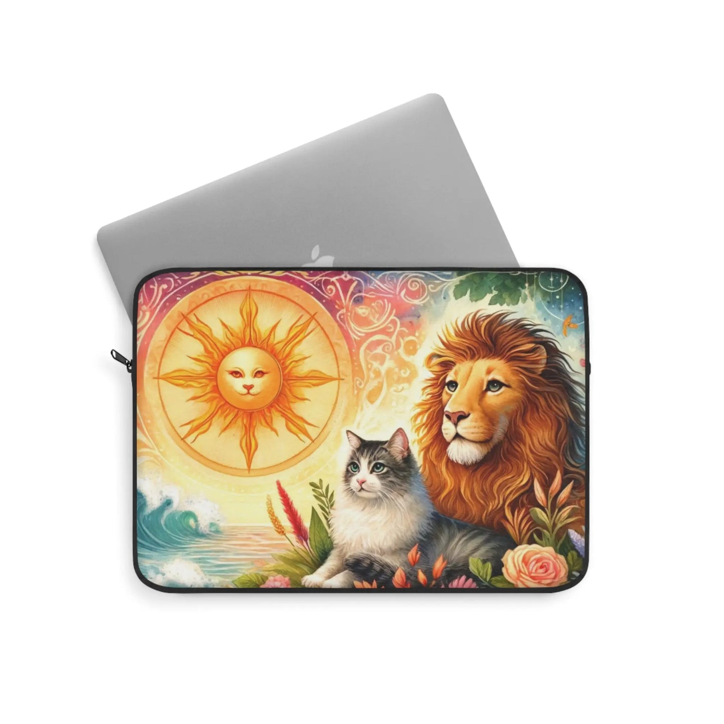 Leo Zodiac - Cat Lover - Laptop Sleeve   