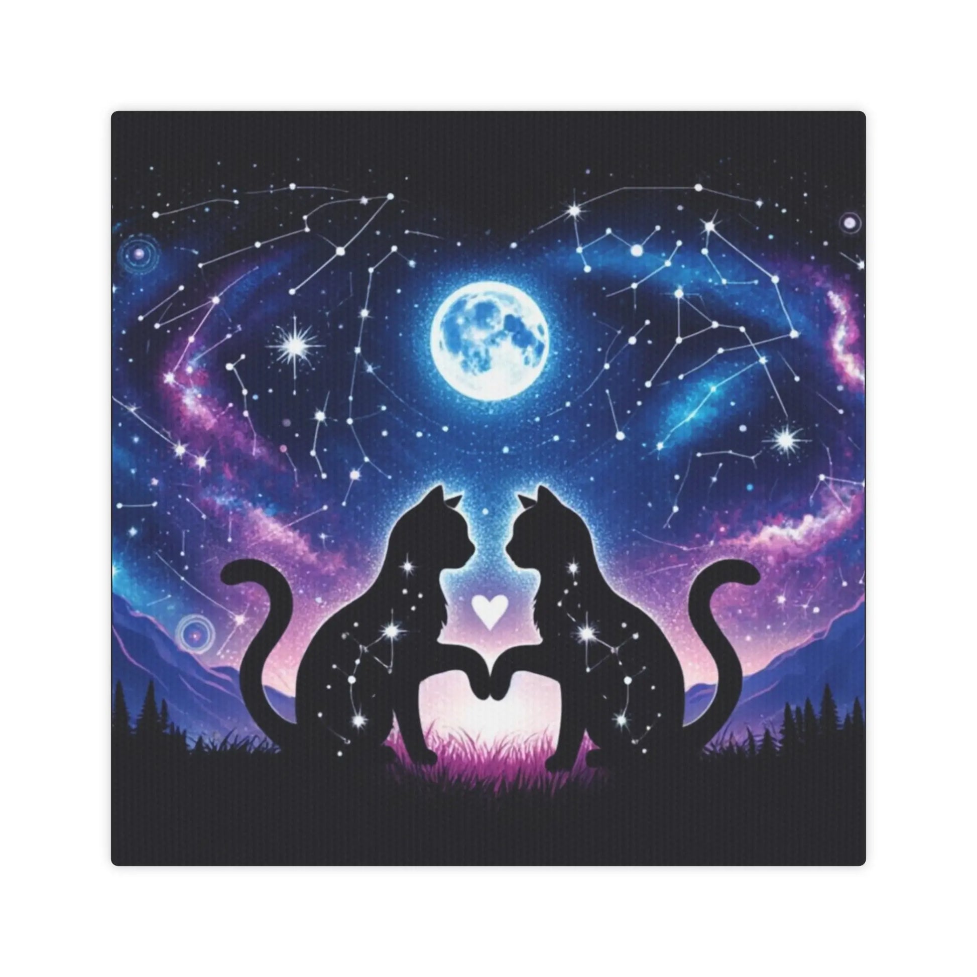 Cosmic Cat Lovers - Wall Art Decor - Montecore PawPrints