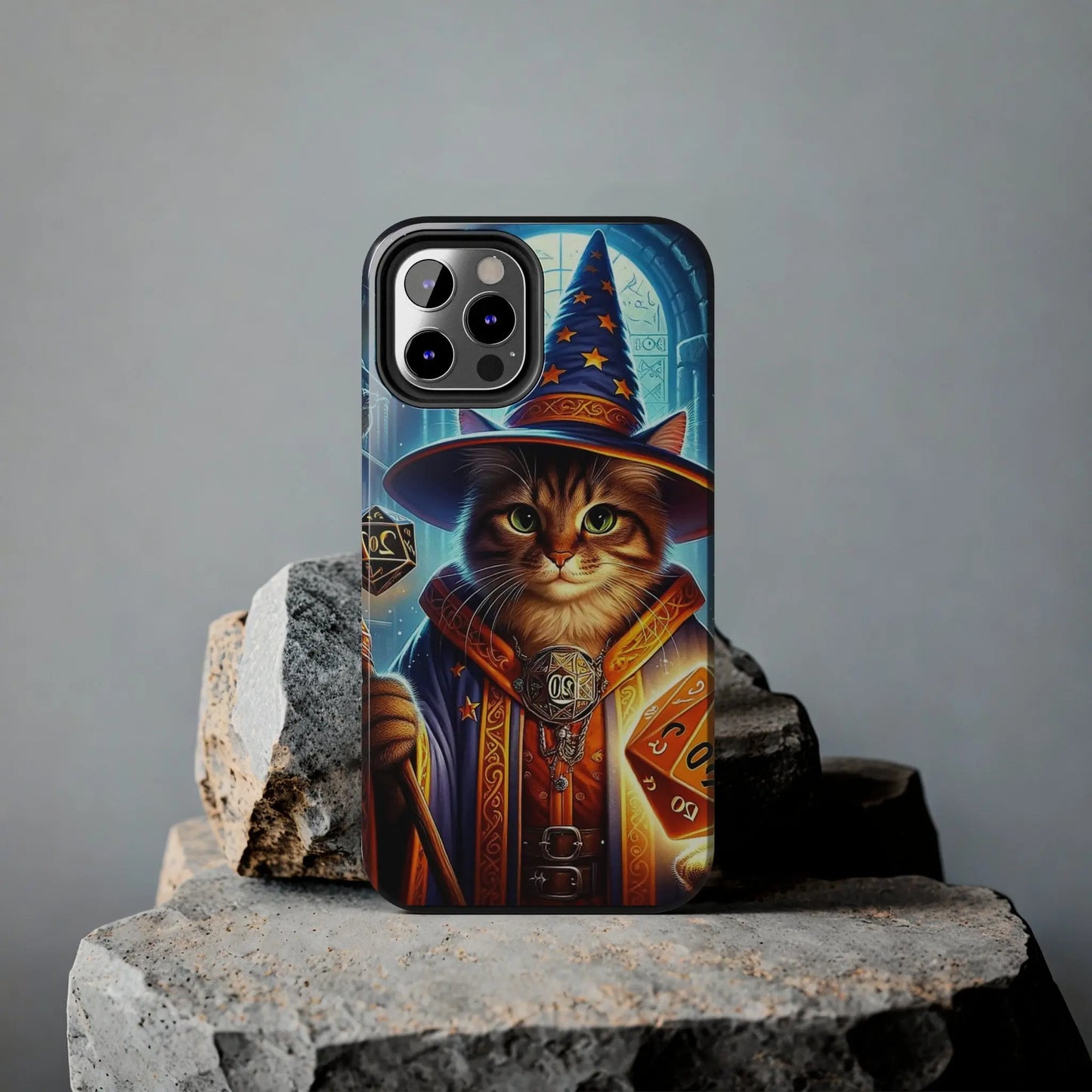 Dungeons and Dragons Cat Wizard - Iphone Cover - Tough Phone Cases - Montecore PawPrints