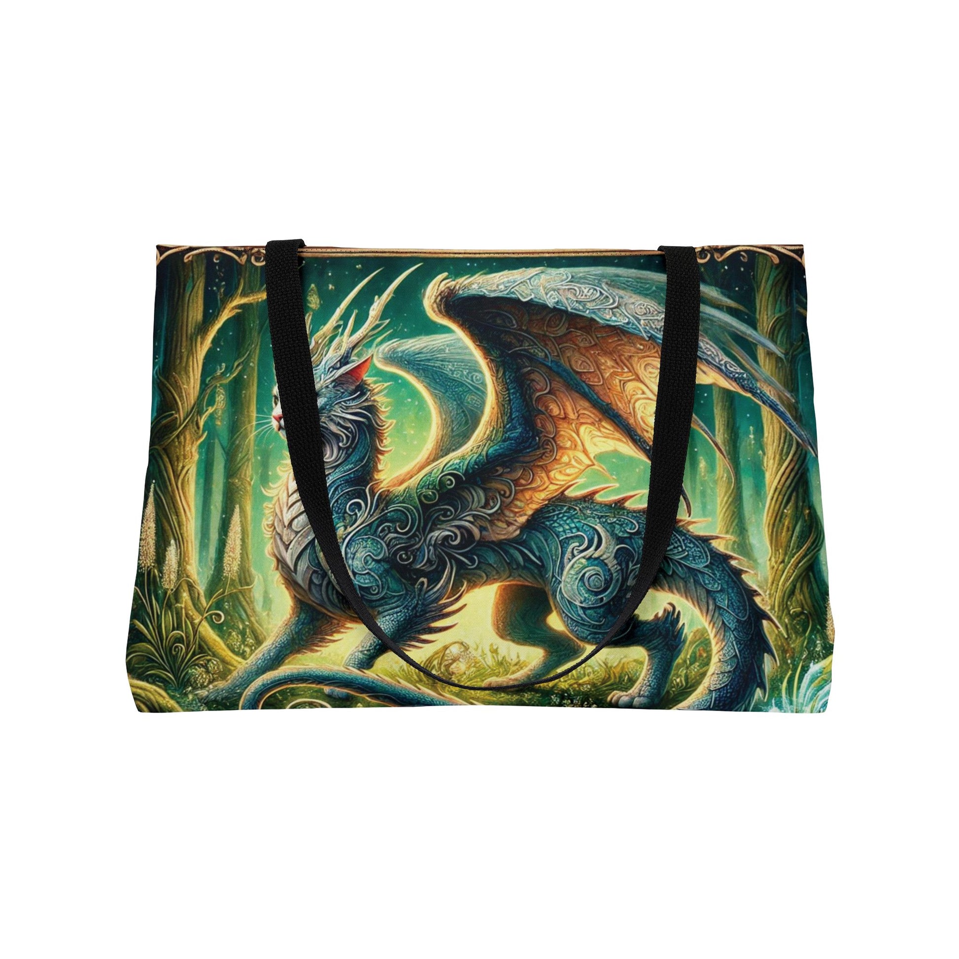 The Cragon - Cat Dragon - Weekender Tote Bag   