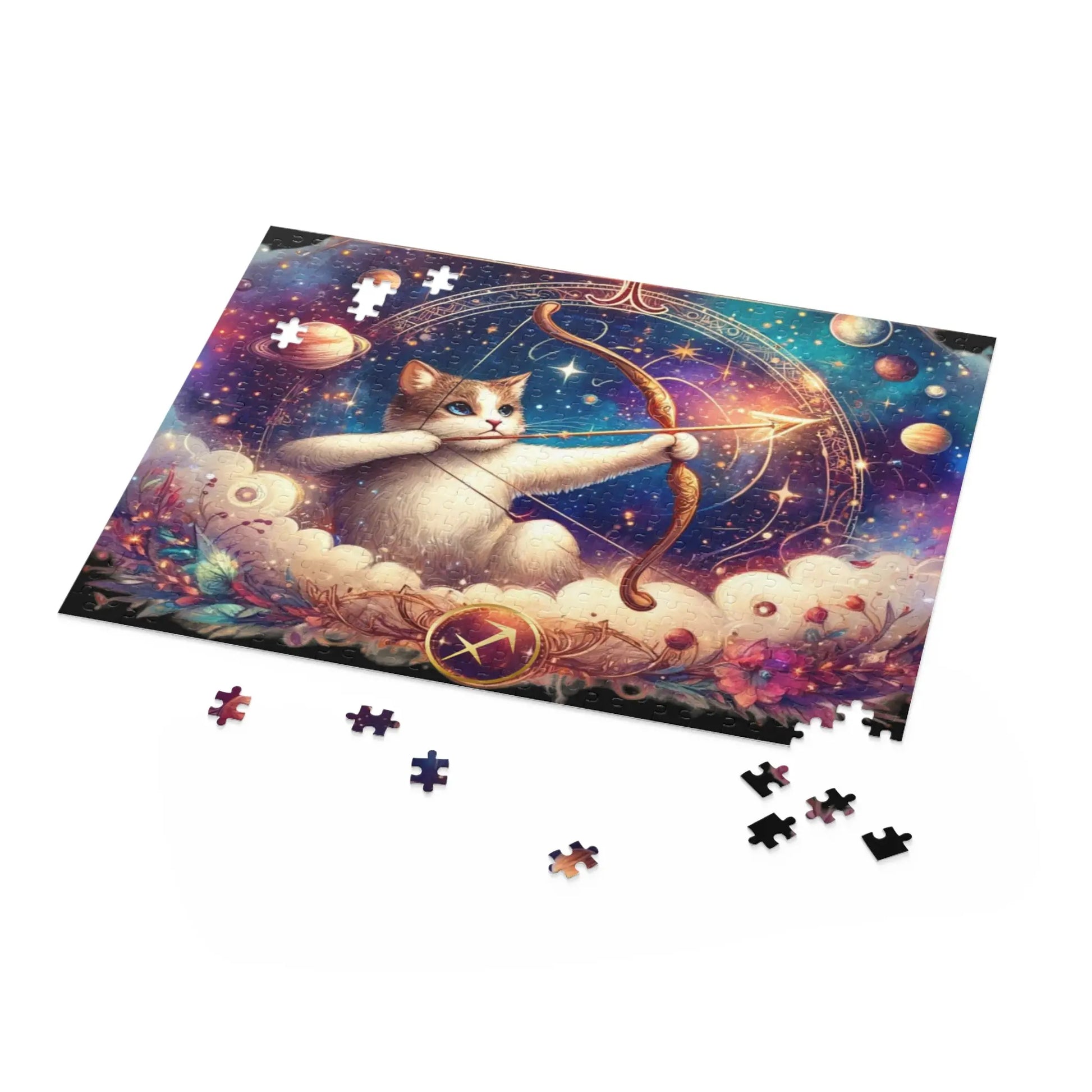 Sagittarious Puzzle - Cat Lover Gift 120, 252, or 500 -piece options   