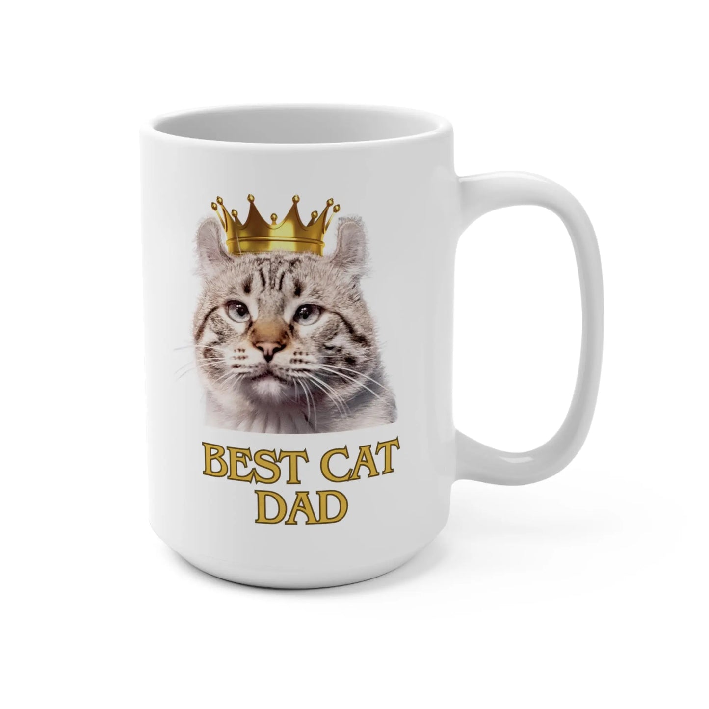 Best Cat Dad - Ceramic Mug 15oz - Montecore PawPrints