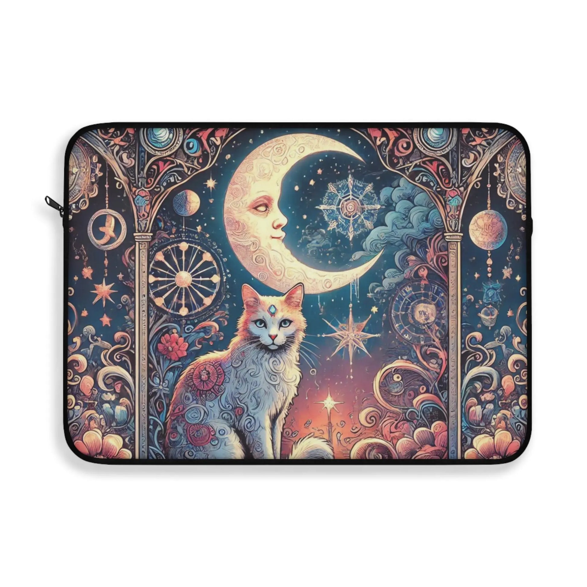 Orange Cat Tarot Magic- Laptop Sleeve   