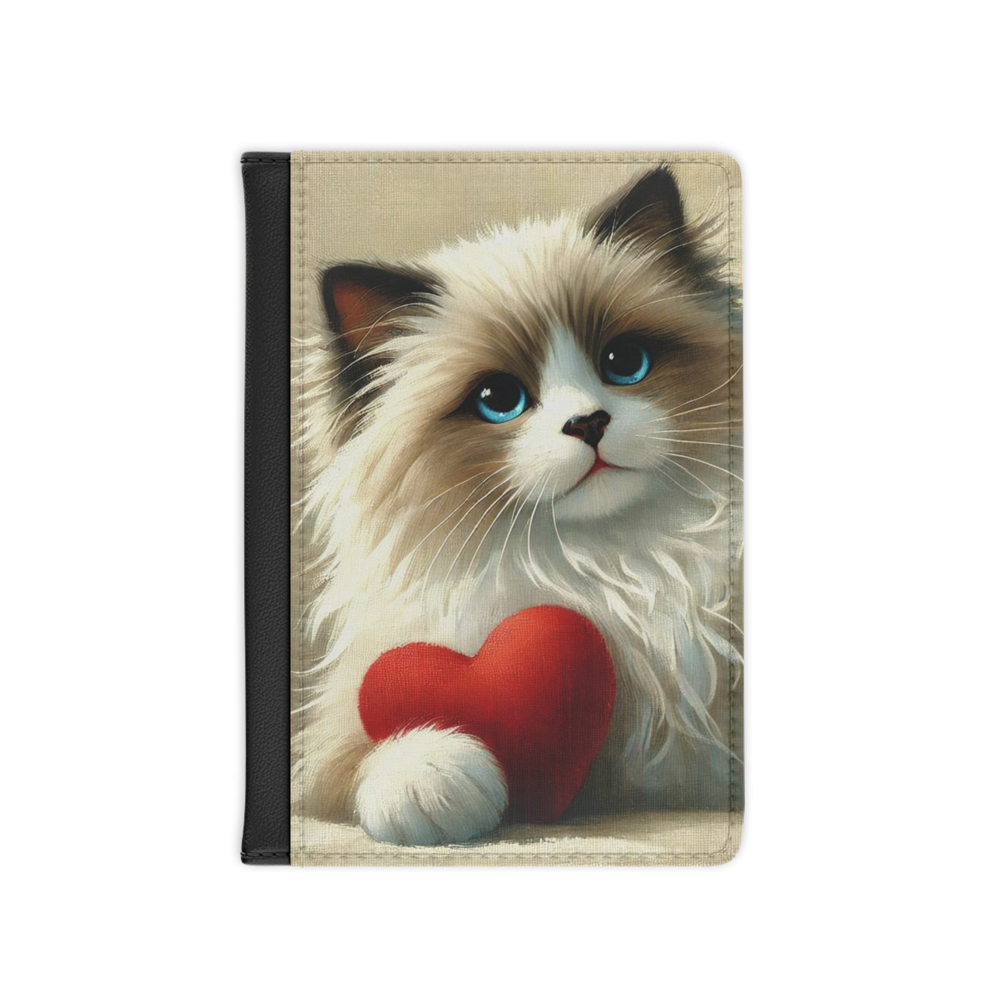 Cat Lover - Passport Cover - Travel Wallet   