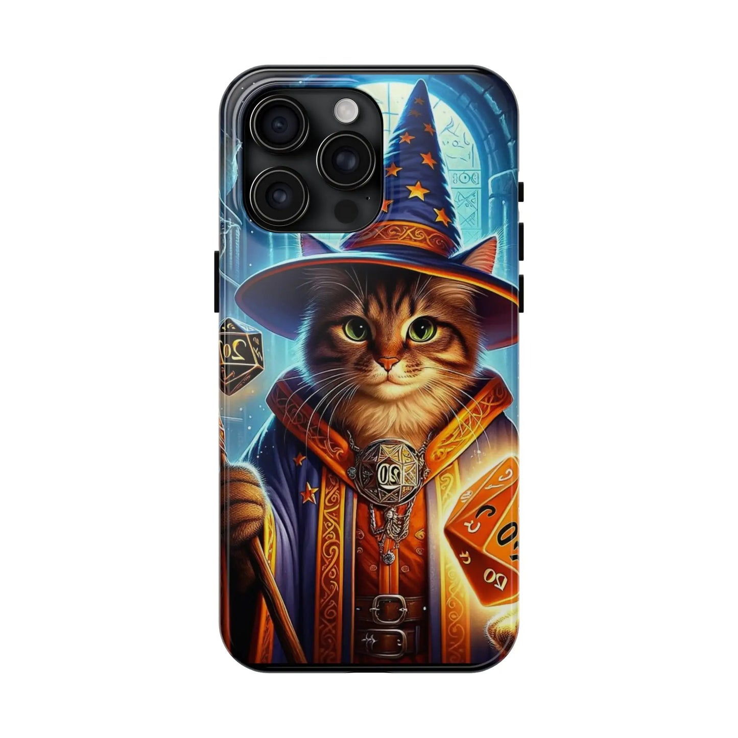 Dungeons and Dragons Cat Wizard - Iphone Cover - Tough Phone Cases - Montecore PawPrints