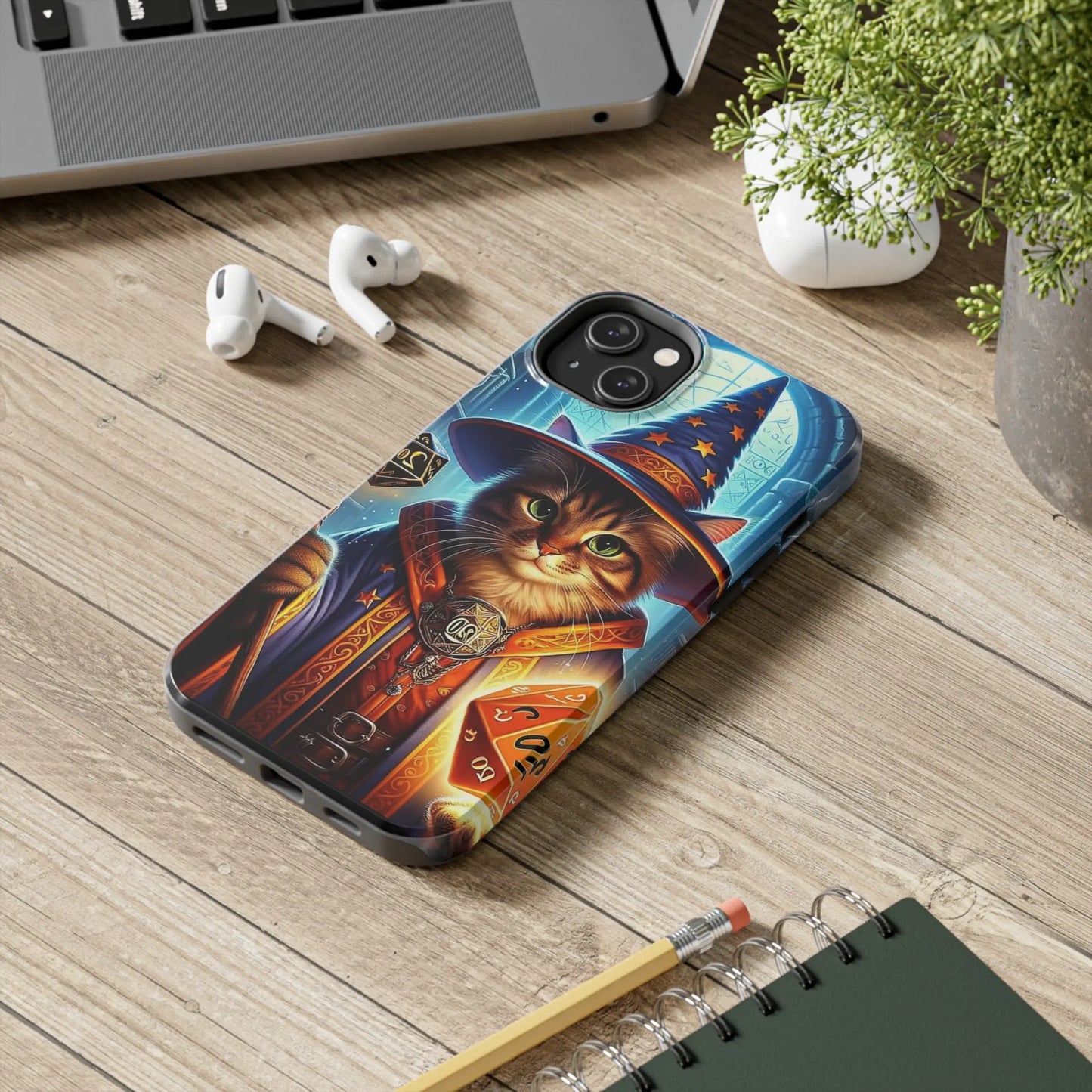 Dungeons and Dragons Cat Wizard - Iphone Cover - Tough Phone Cases - Montecore PawPrints