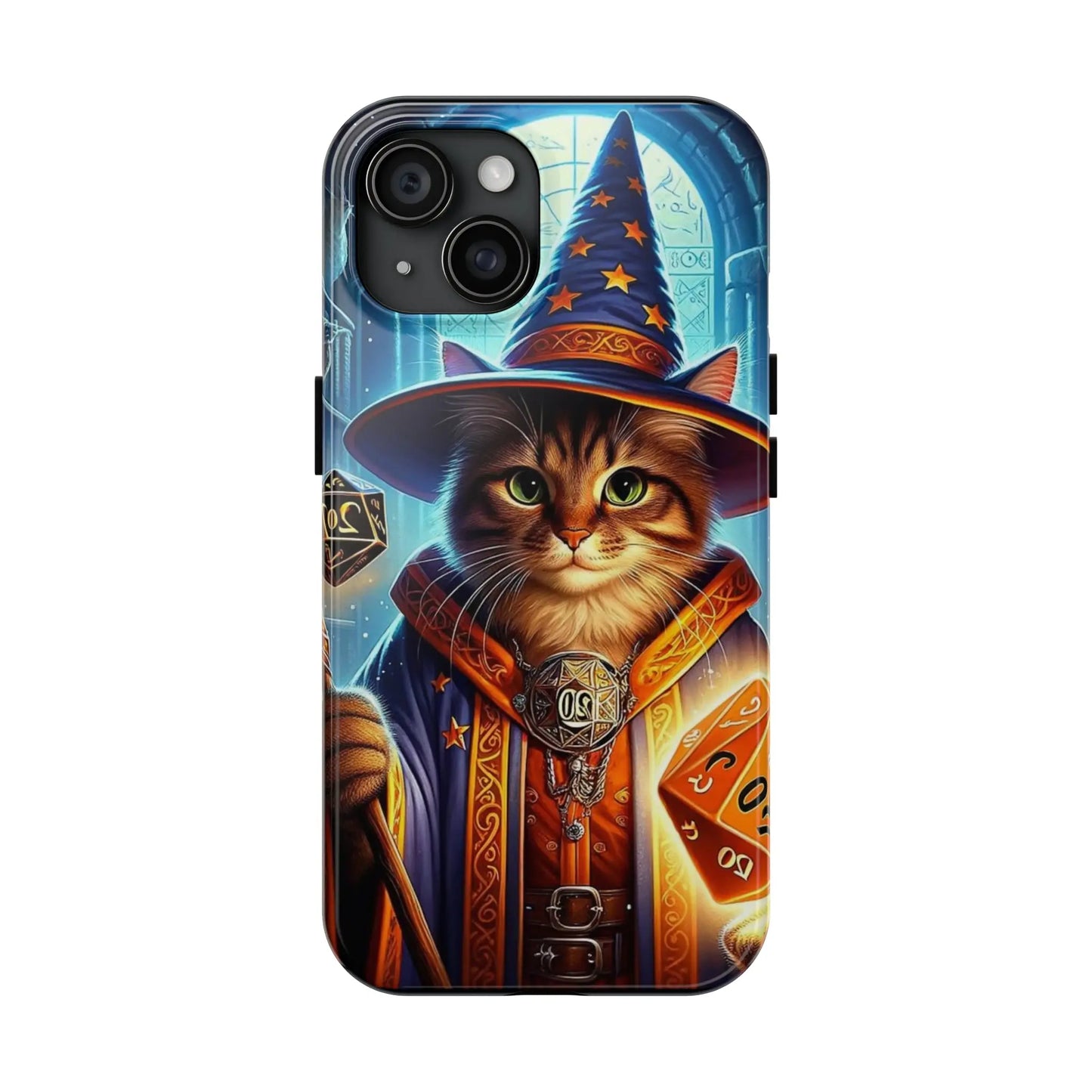 Dungeons and Dragons Cat Wizard - Iphone Cover - Tough Phone Cases - Montecore PawPrints