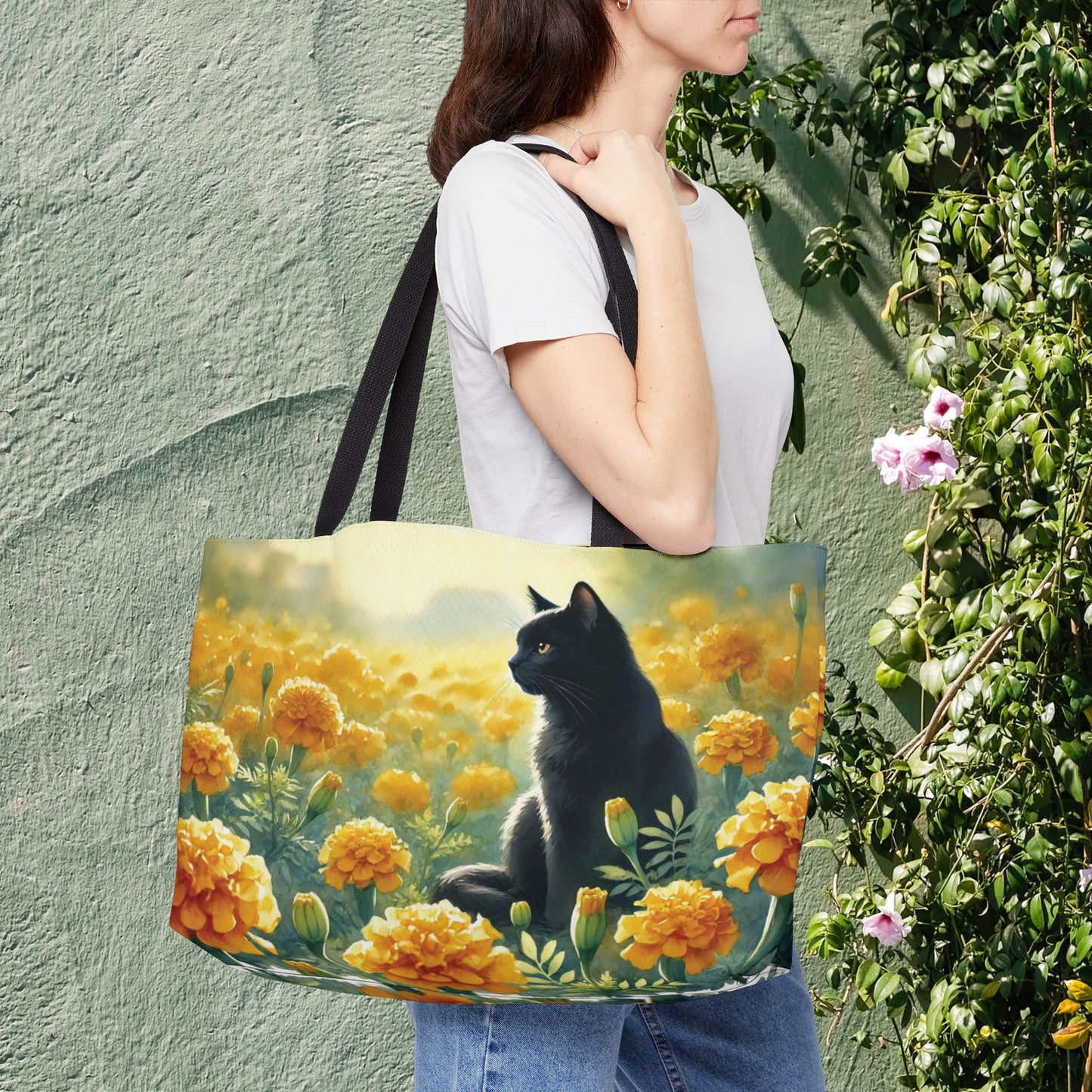 October Birth Flower - Cat Lover - Weekender Tote Bag   