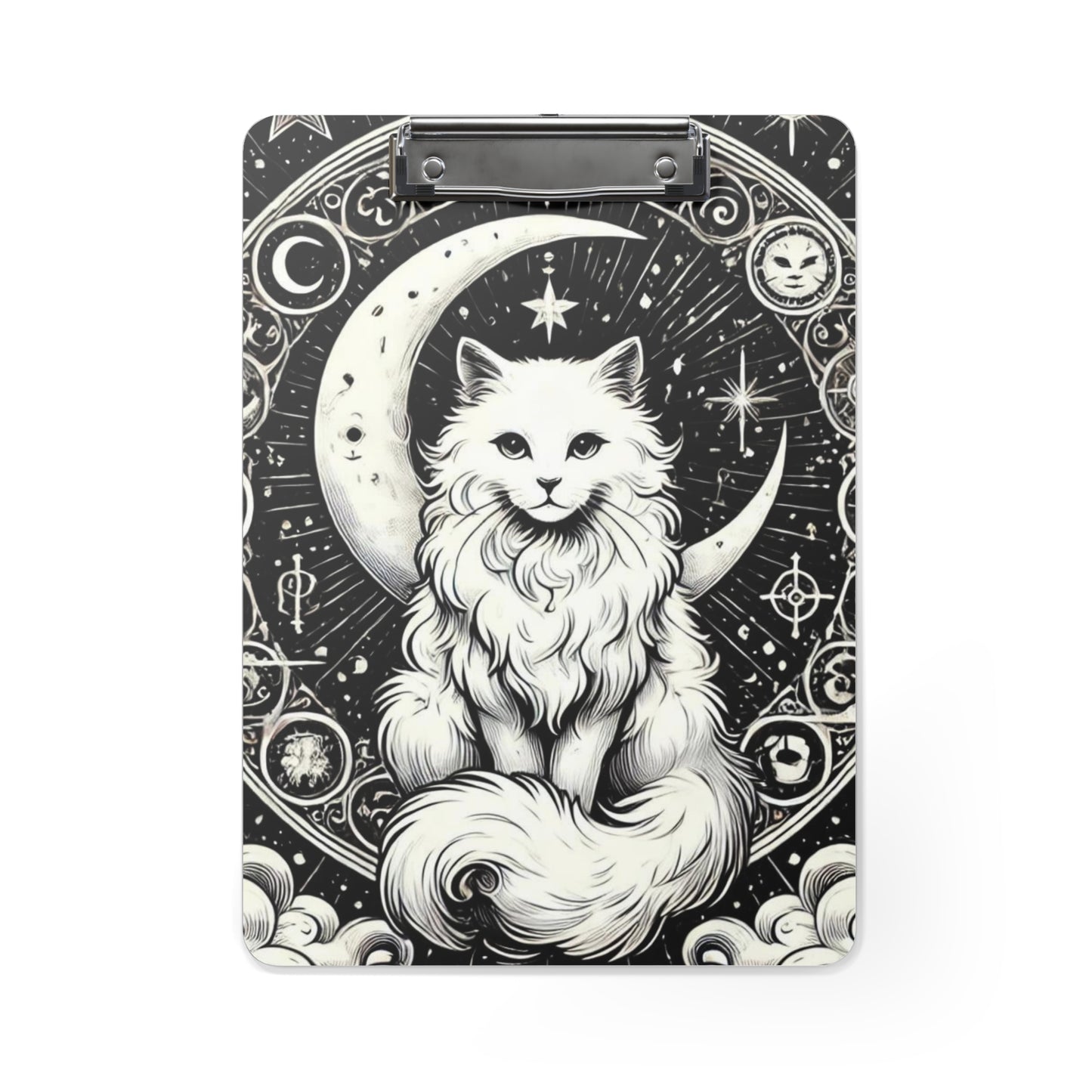 Celestial Cat Moon Tarot Clipboard   