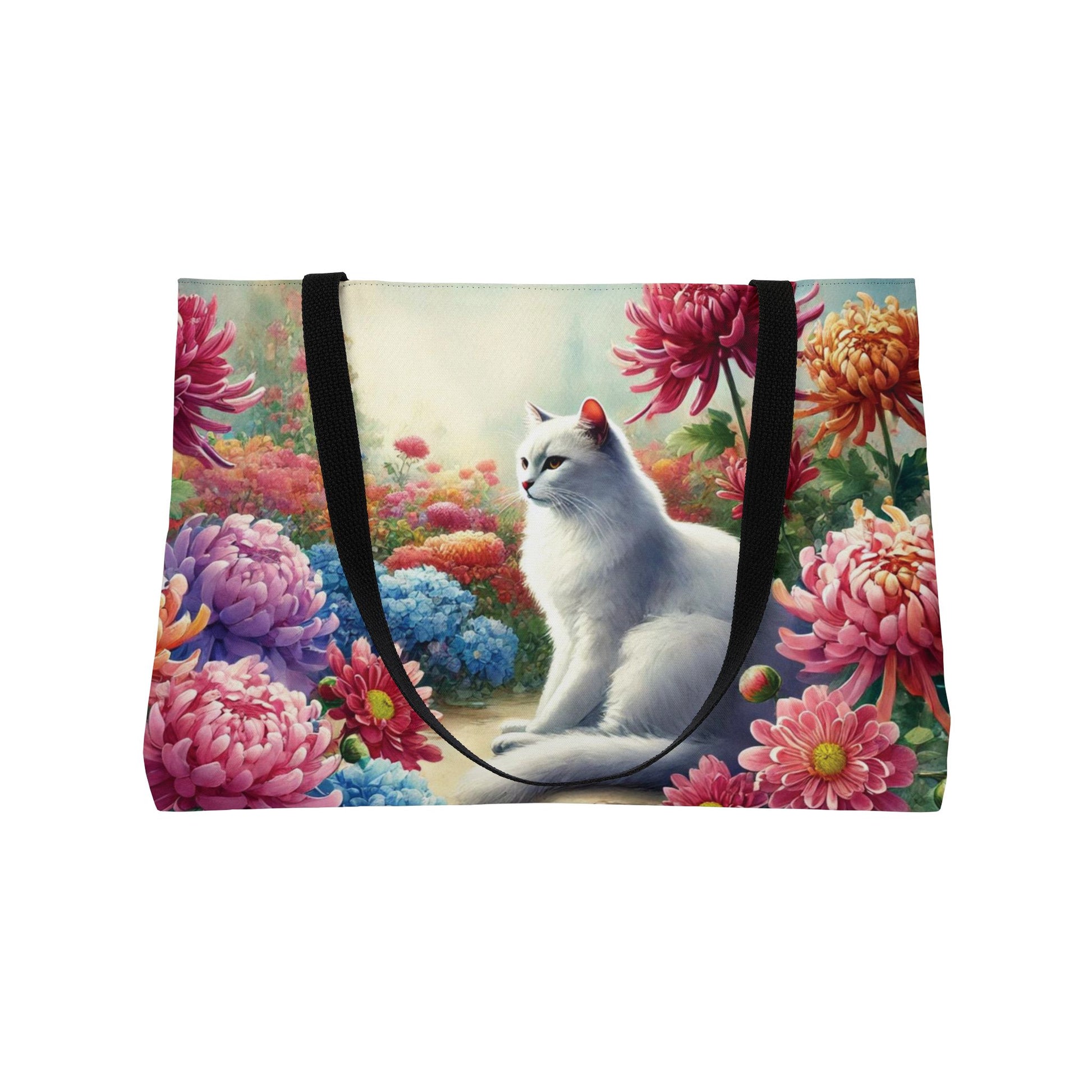 November Birth Flower - Cat Lover - Weekender Tote Bag   