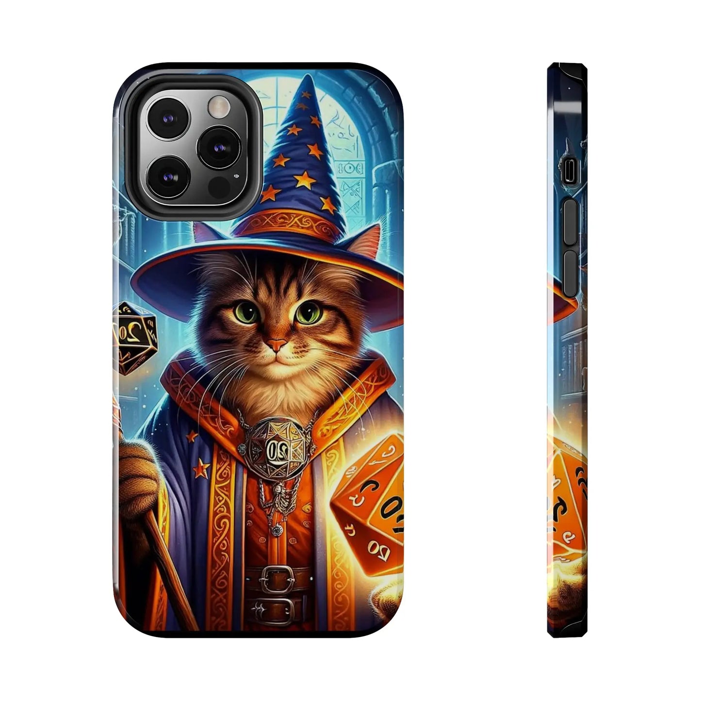 Dungeons and Dragons Cat Wizard - Iphone Cover - Tough Phone Cases - Montecore PawPrints