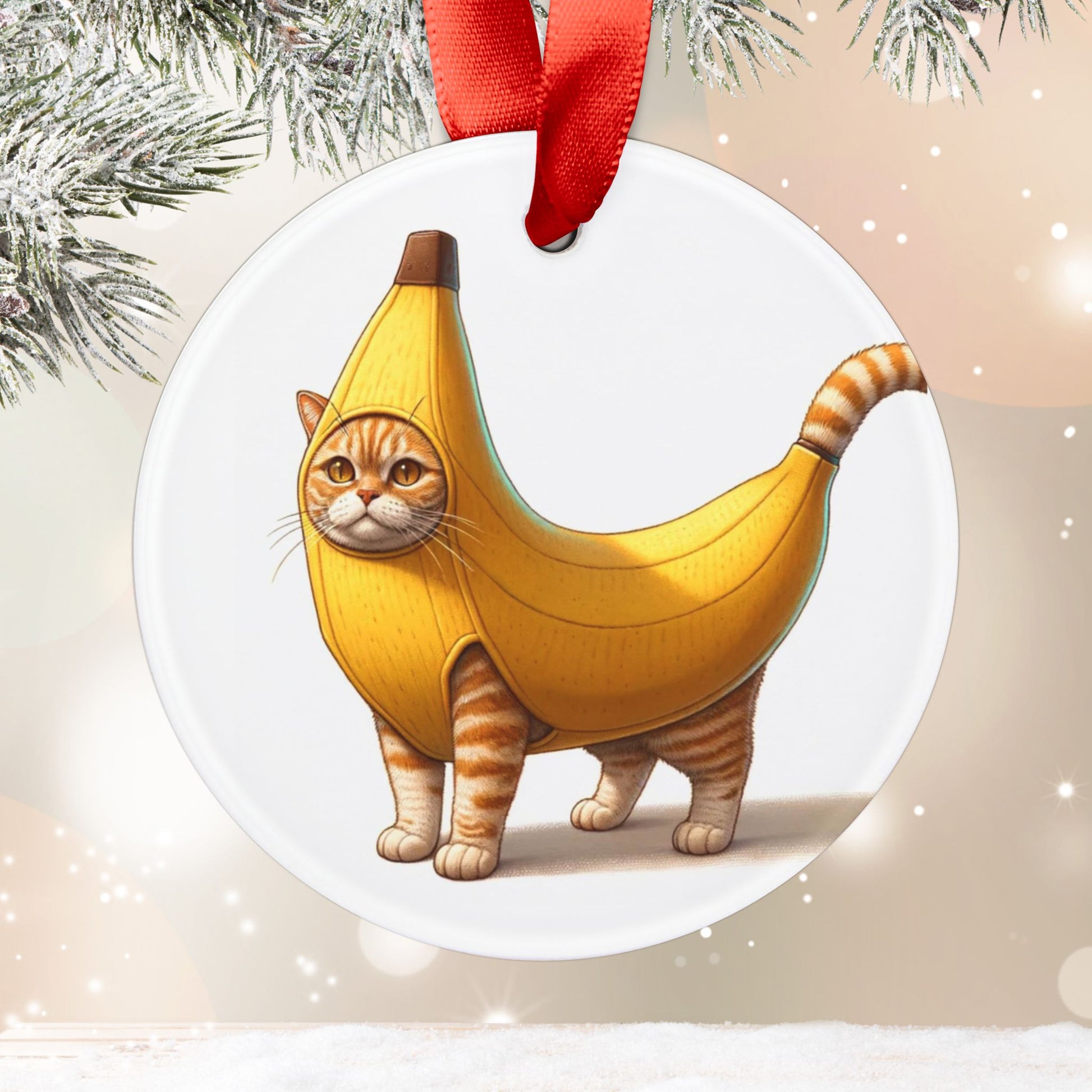 Banana Cat - Ornament   