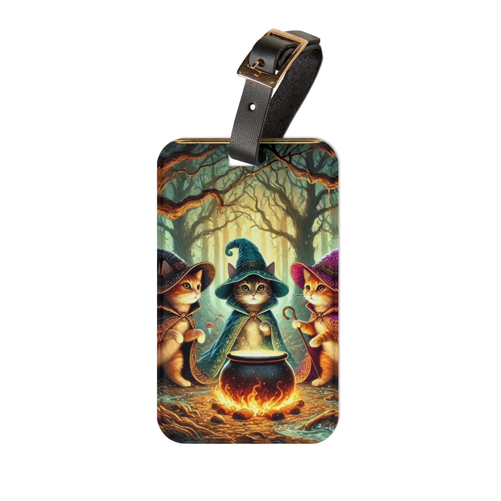 Cat Witches - Luggage Tag - Travel Gift   