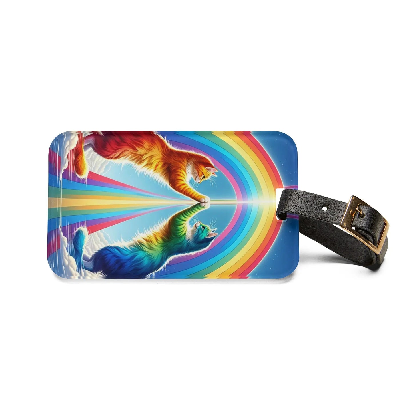 Rainbow Connection - Cat Lover - Luggage Tag - Montecore PawPrints