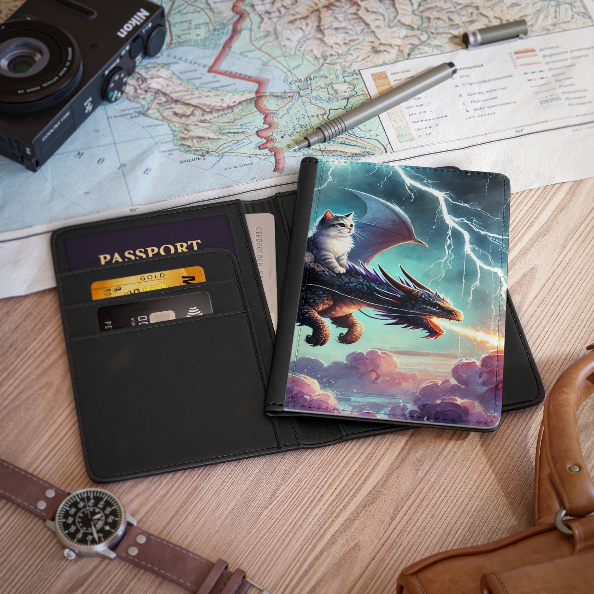 Dragon Cat Adventures  - Passport Cover   